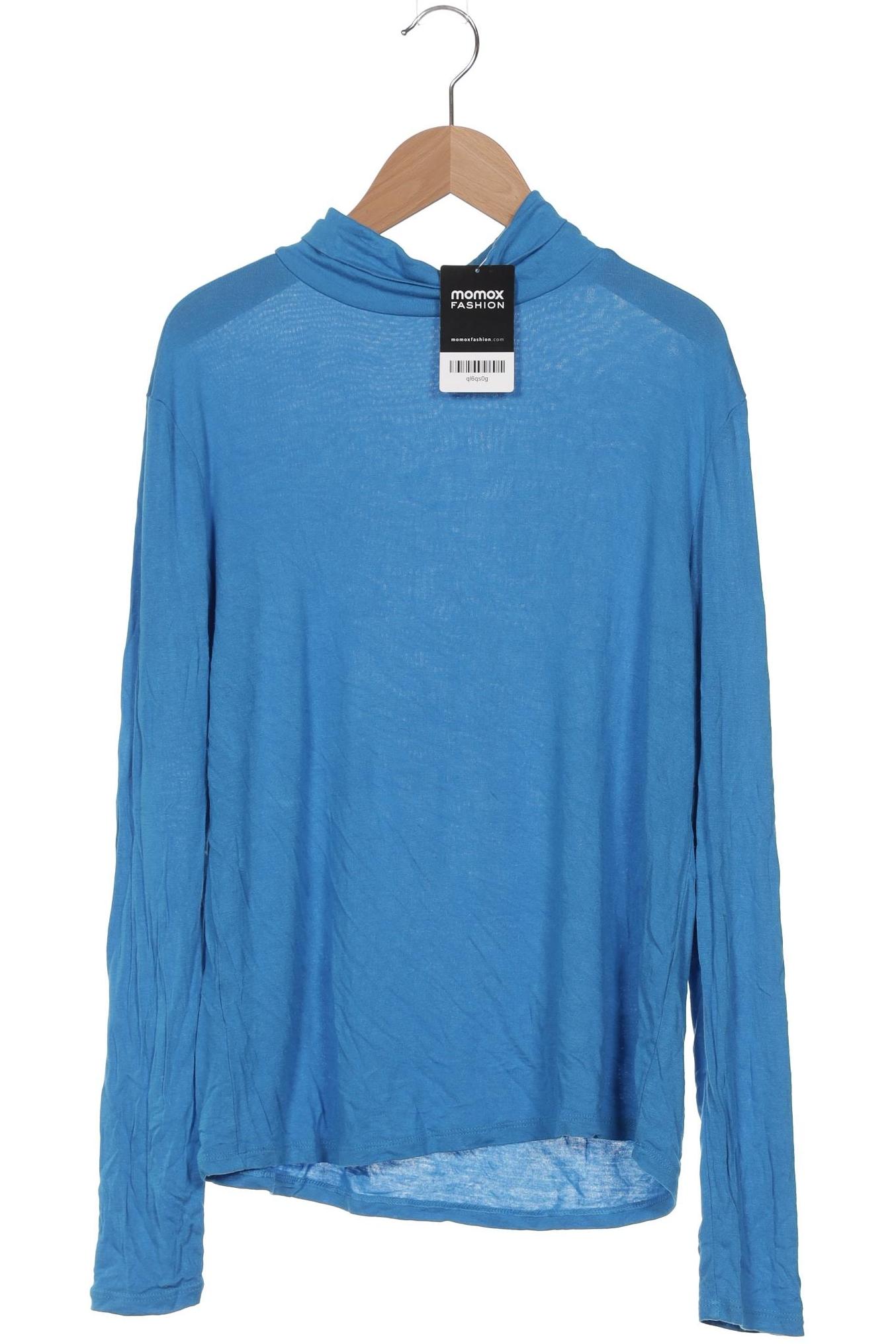 

Mango Damen Langarmshirt, blau, Gr. 46
