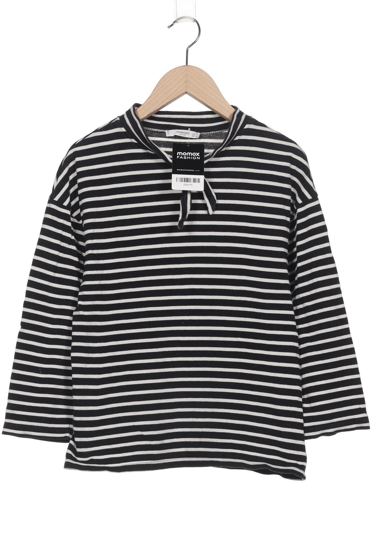 

Mango Damen Langarmshirt, schwarz, Gr. 36