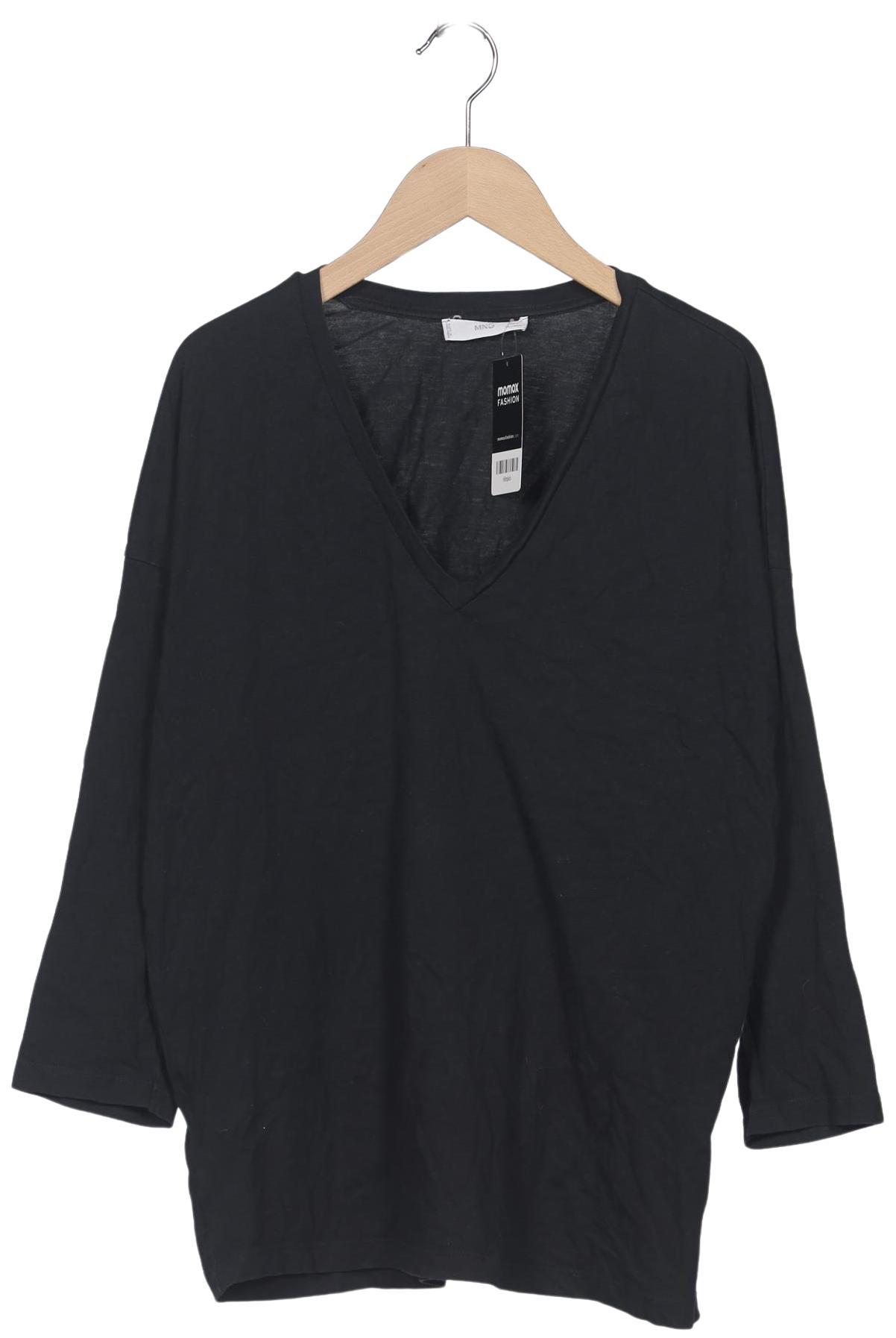 

Mango Damen Langarmshirt, schwarz, Gr. 38