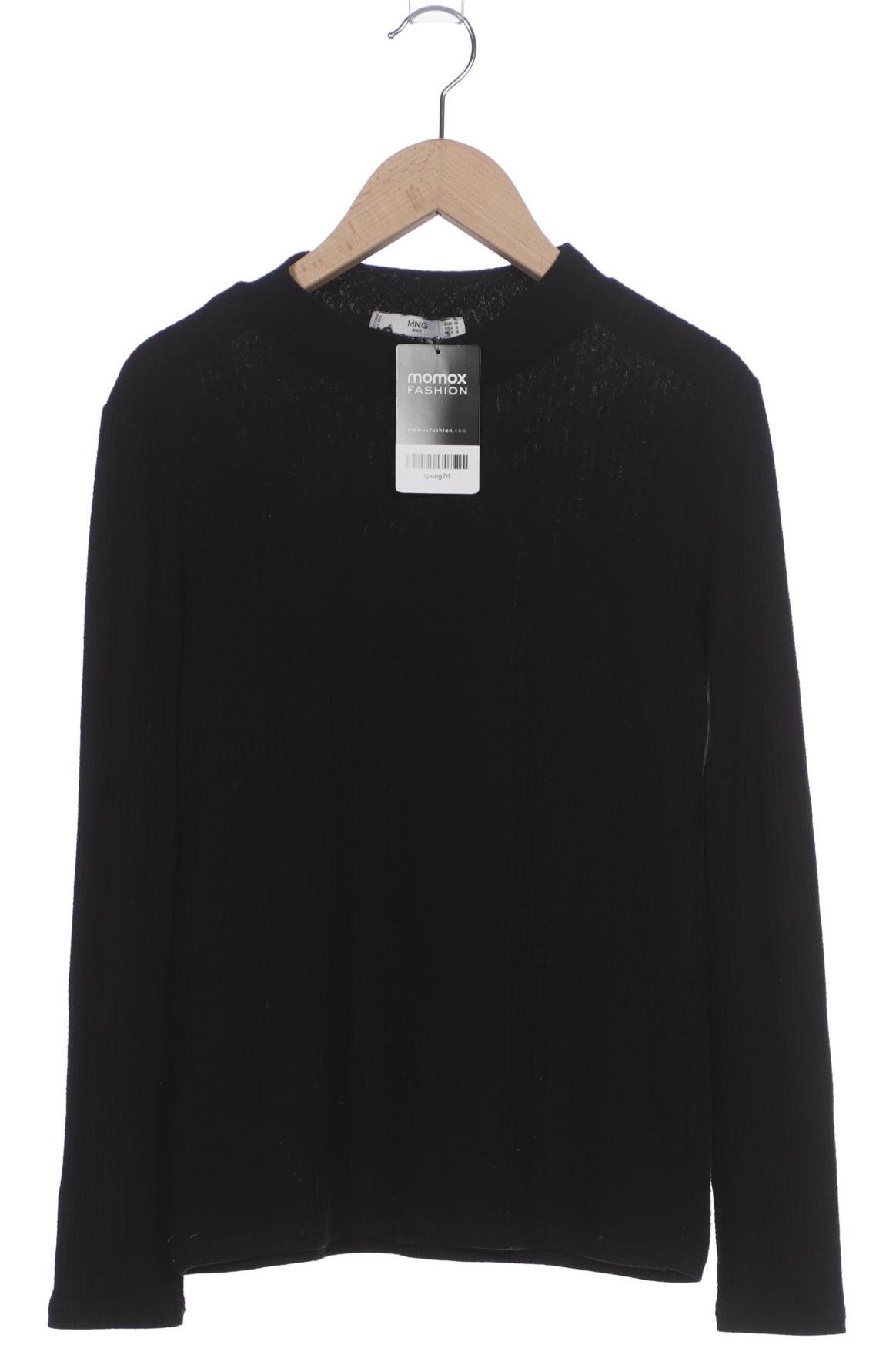 

Mango Damen Langarmshirt, schwarz, Gr. 38