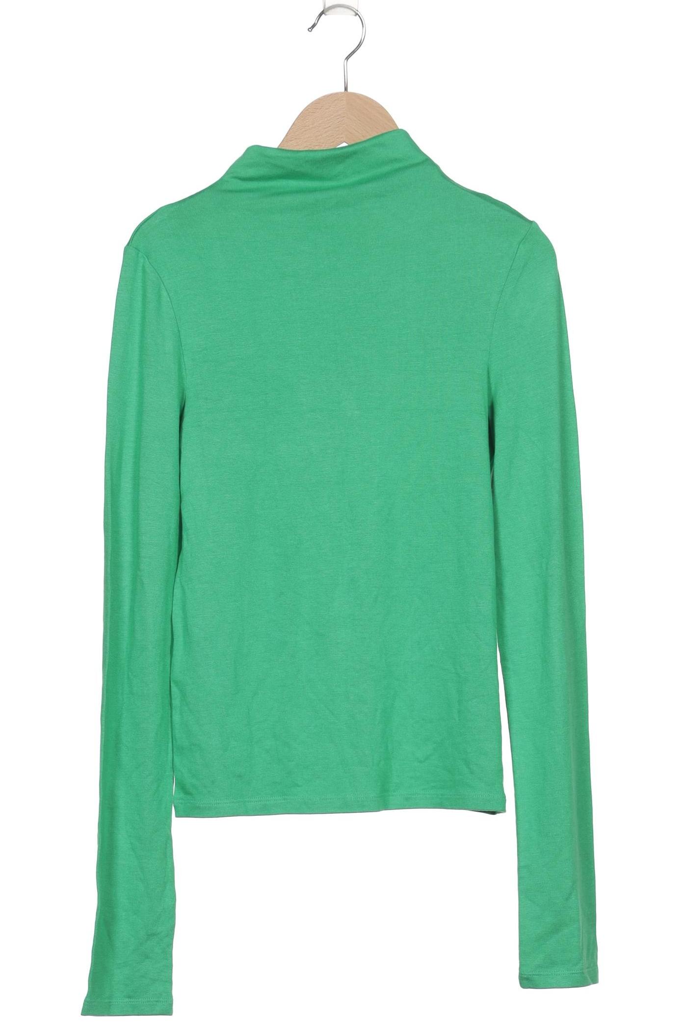

Mango Damen Langarmshirt, grün, Gr. 38