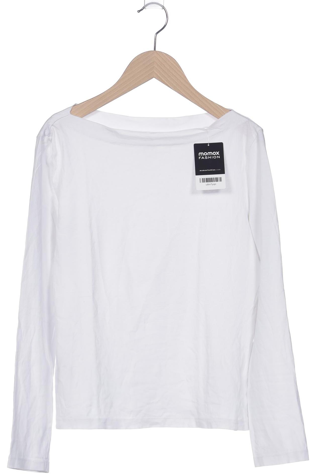 

Mango Damen Langarmshirt, weiß, Gr. 38