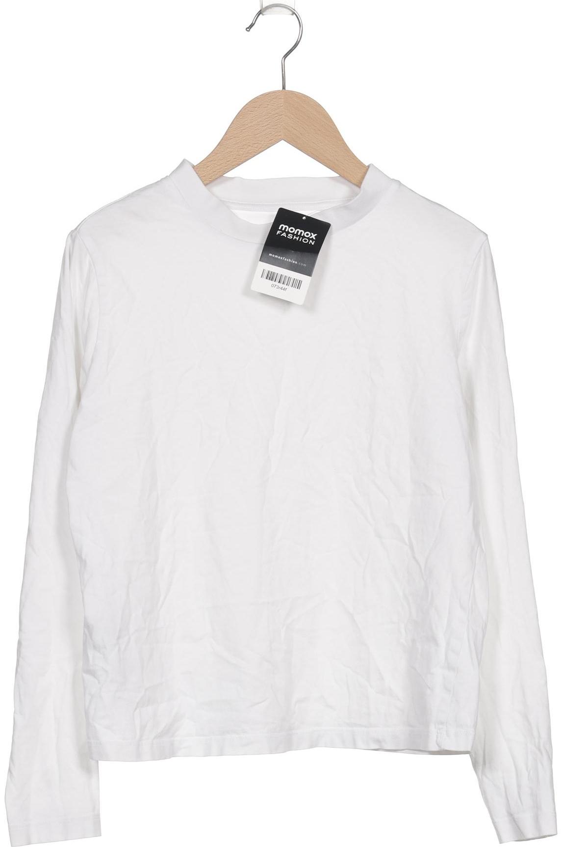 

Mango Damen Langarmshirt, weiß, Gr. 36