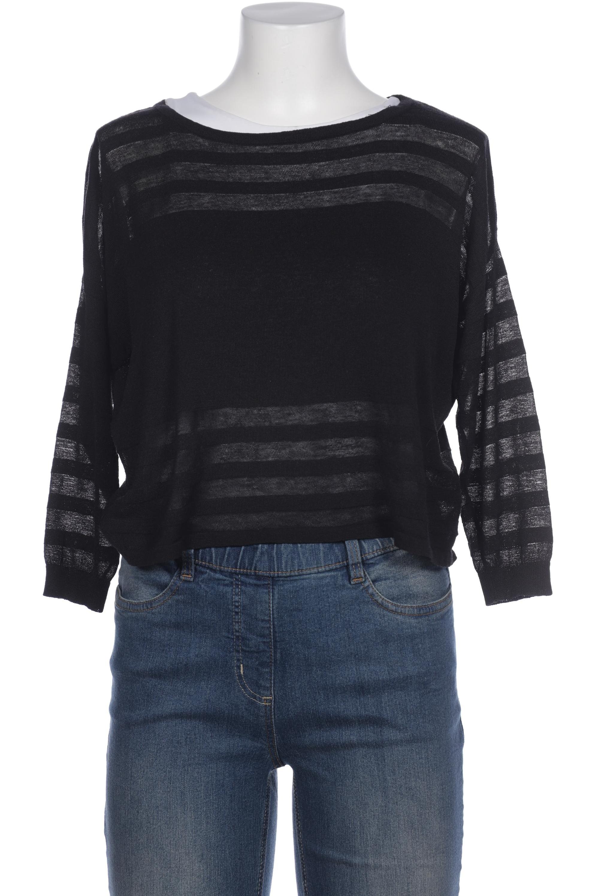 

Mango Damen Langarmshirt, schwarz, Gr. 36