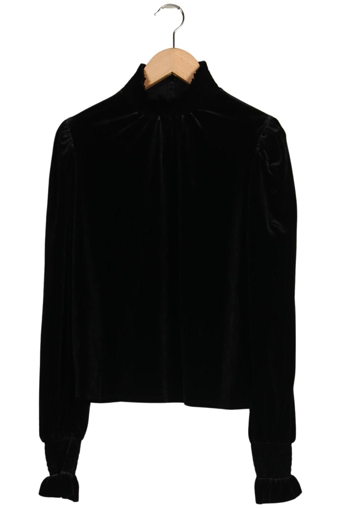 

Mango Damen Langarmshirt, schwarz, Gr. 36
