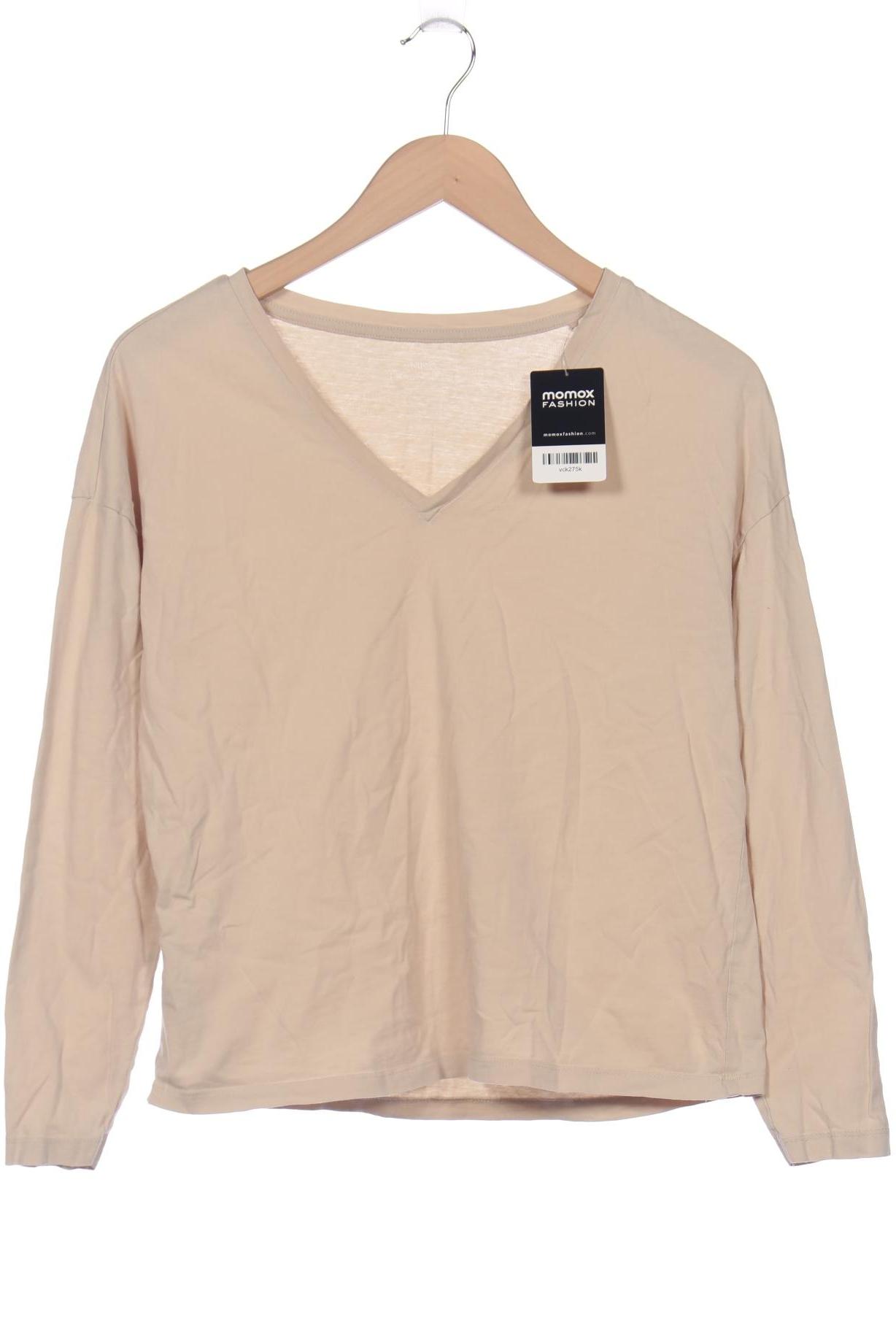 

Mango Damen Langarmshirt, beige, Gr. 36