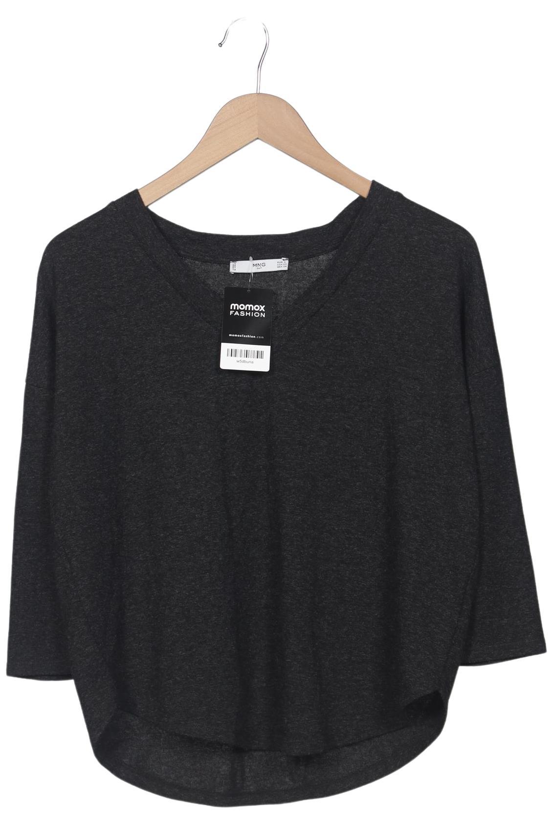 

Mango Damen Langarmshirt, grau, Gr. 36