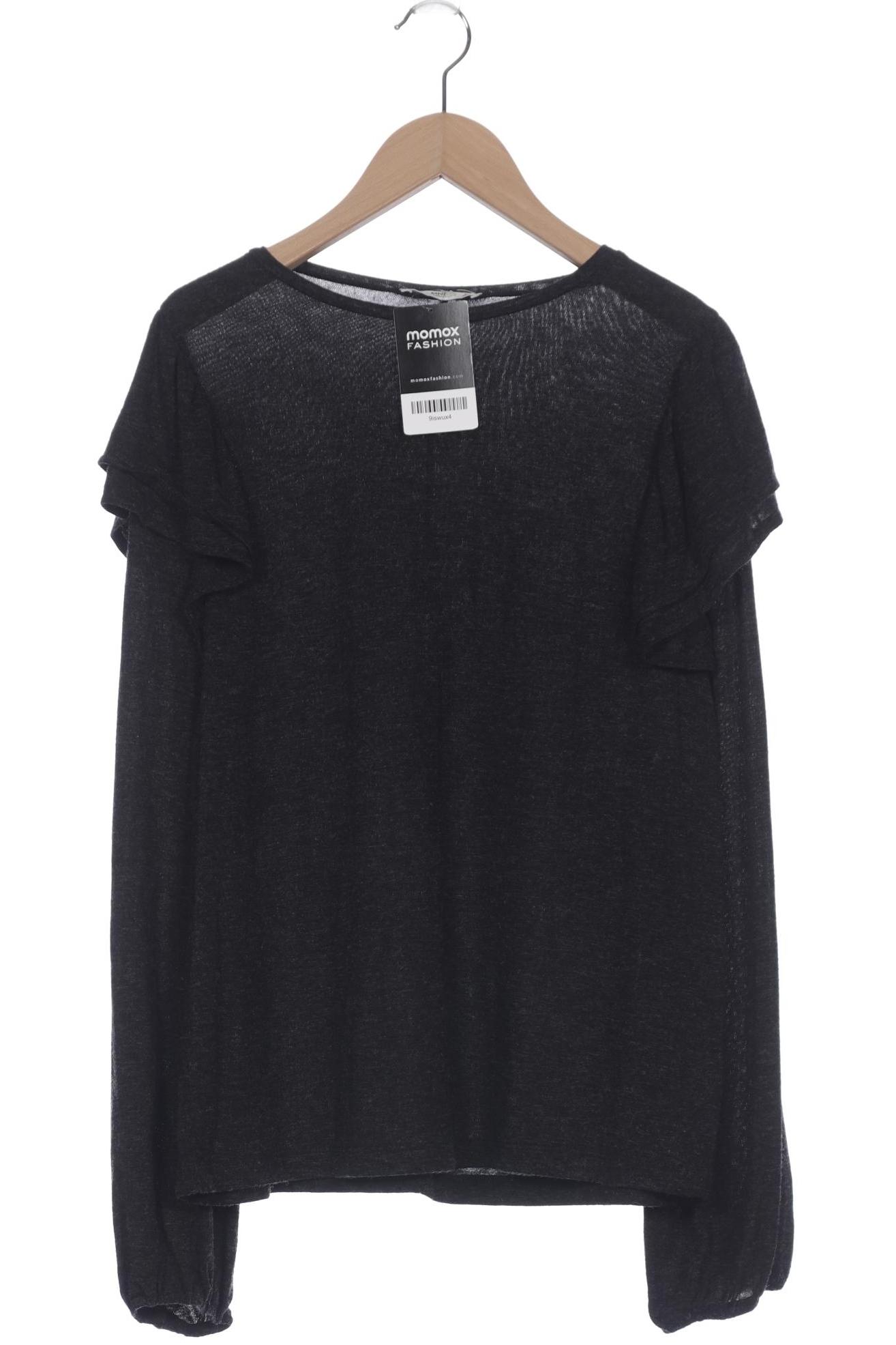 

Mango Damen Langarmshirt, schwarz, Gr. 36