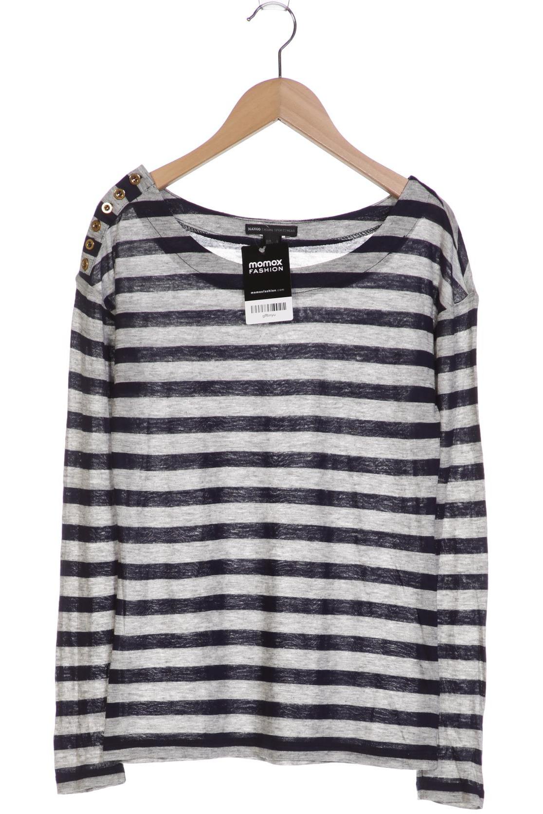 

Mango Damen Langarmshirt, marineblau, Gr. 36