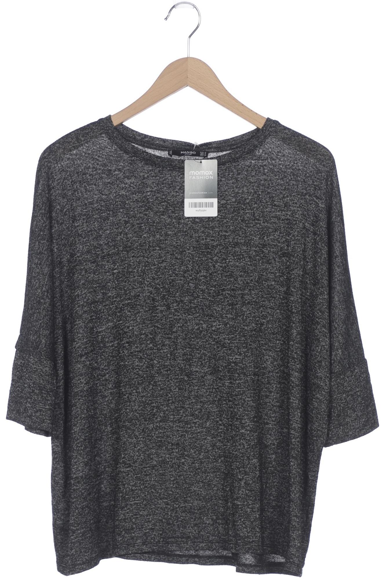 

Mango Damen Langarmshirt, grau, Gr. 38