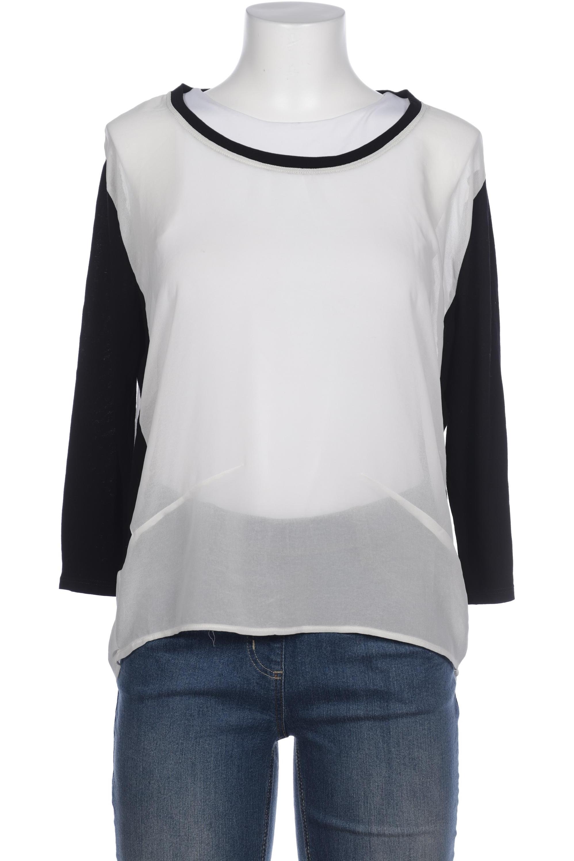 

Mango Damen Langarmshirt, weiß, Gr. 38