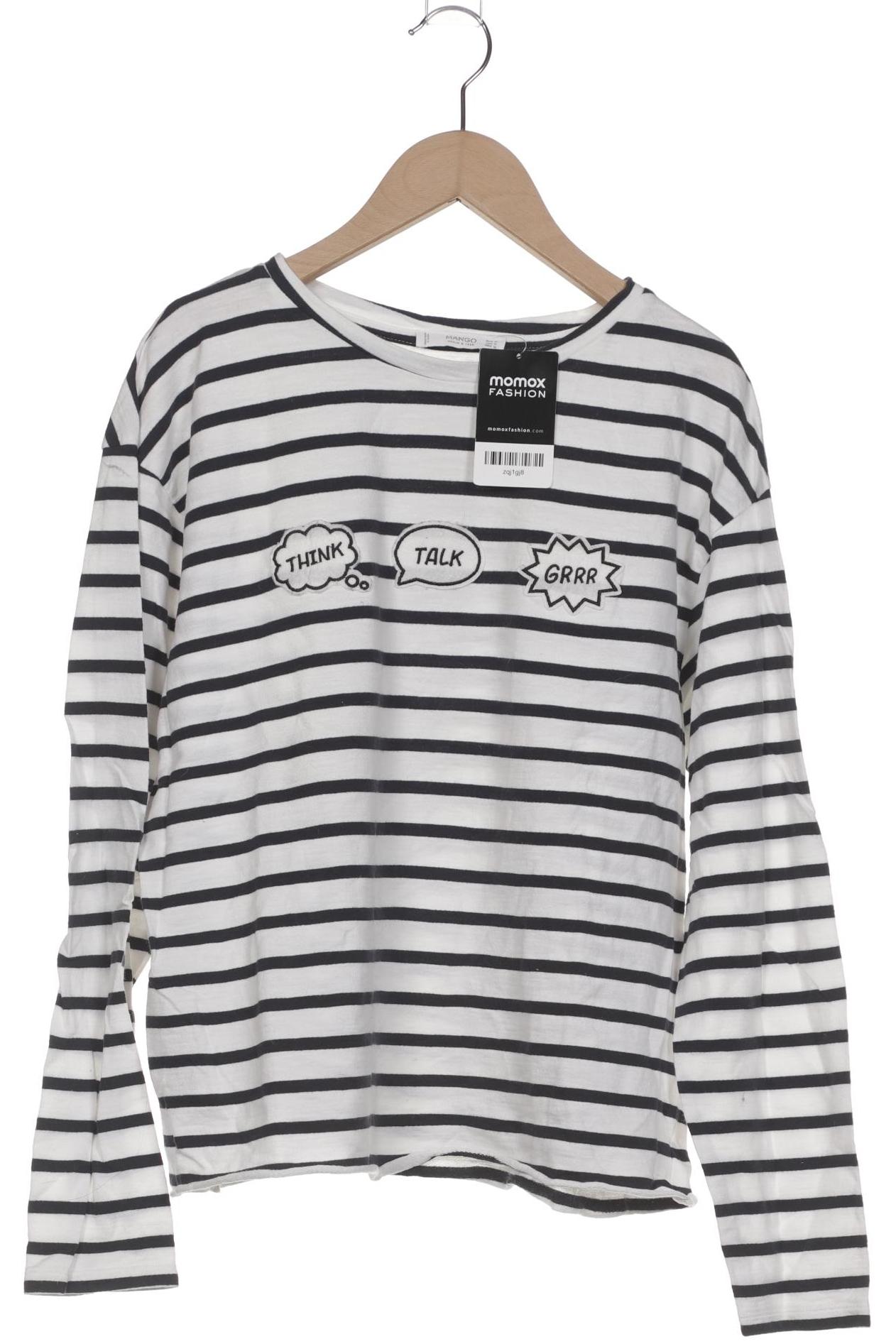 

Mango Damen Langarmshirt, marineblau, Gr. 38