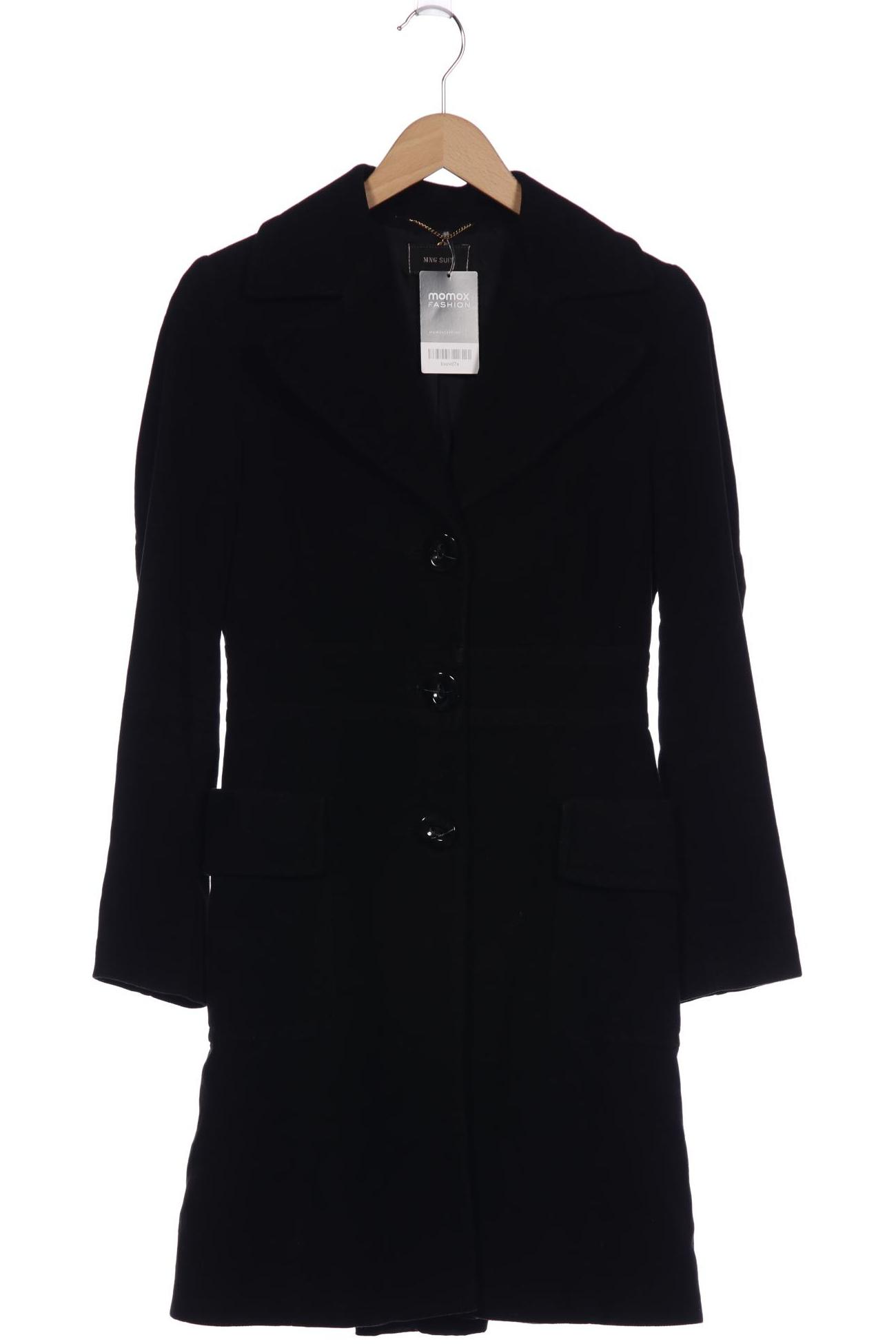

MANGO Damen Mantel, schwarz