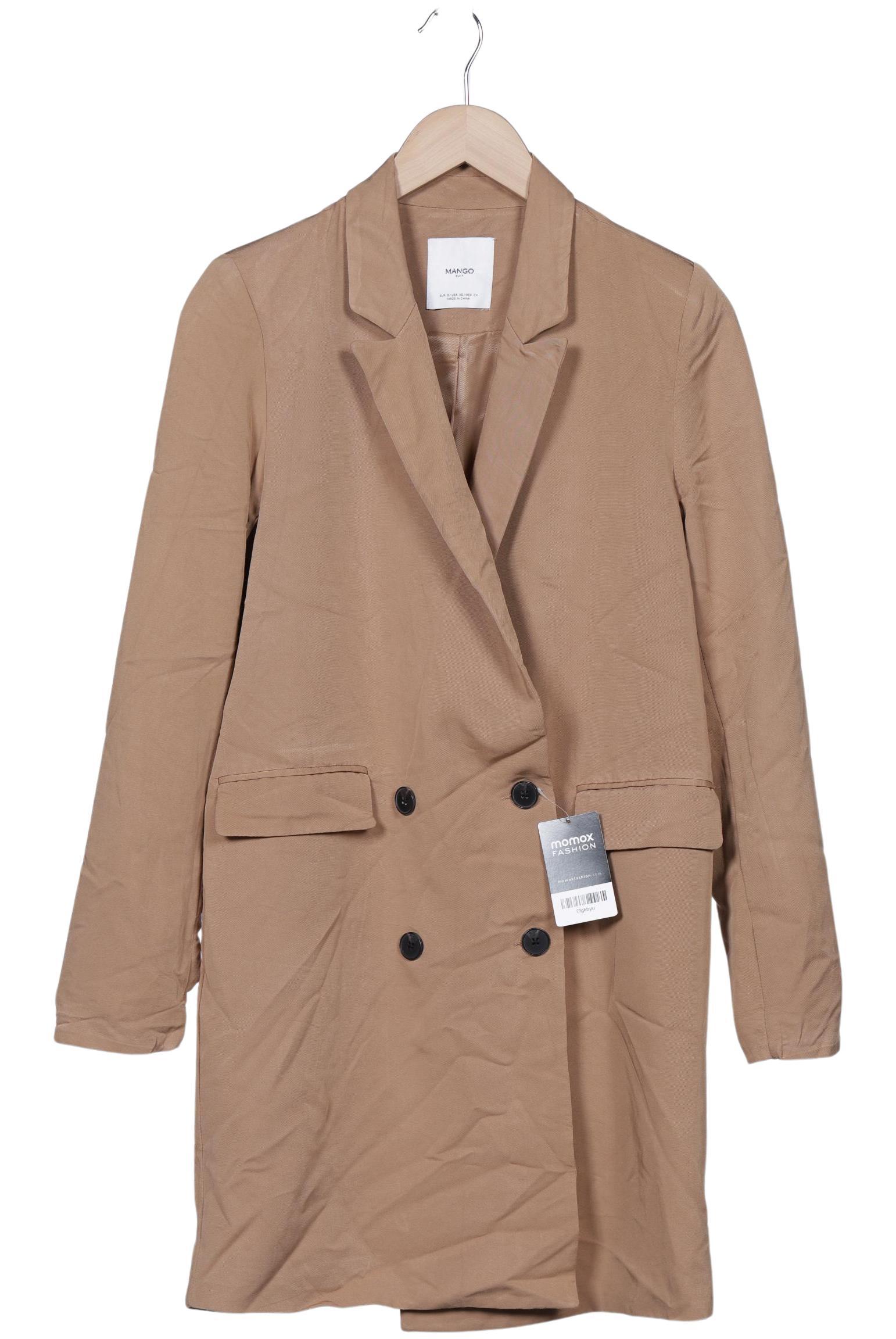 

Mango Damen Mantel, beige, Gr. 36