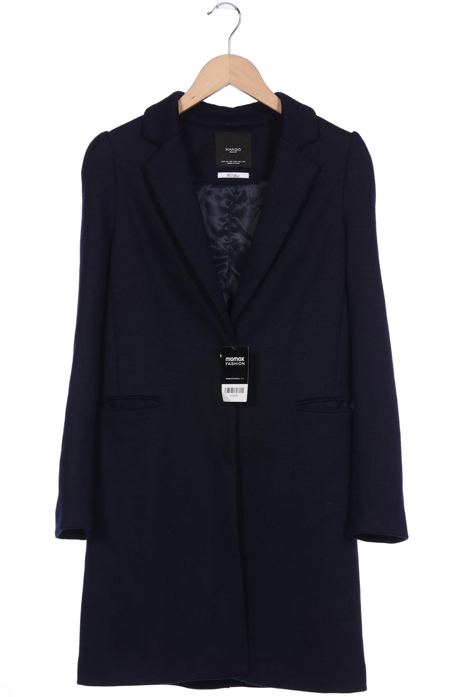 

Mango Damen Mantel, marineblau, Gr. 34