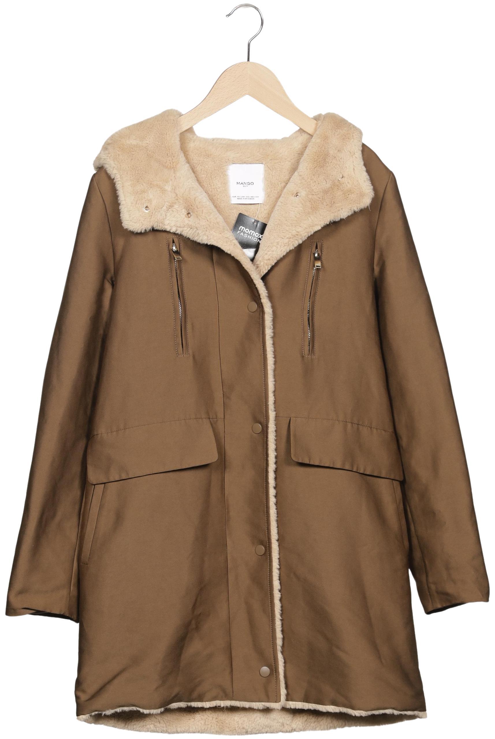 

Mango Damen Mantel, braun, Gr. 34