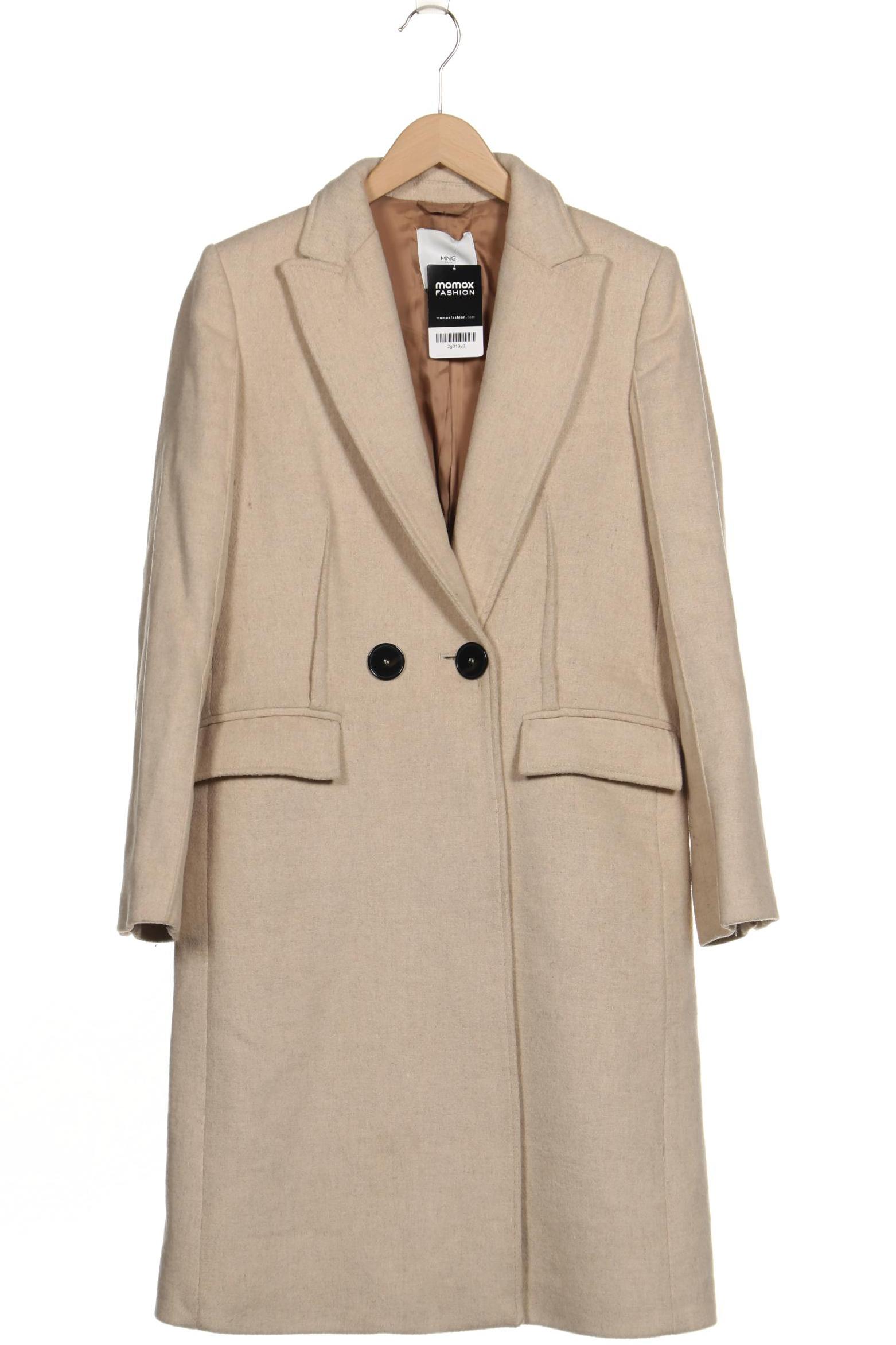 

Mango Damen Mantel, beige, Gr. 36