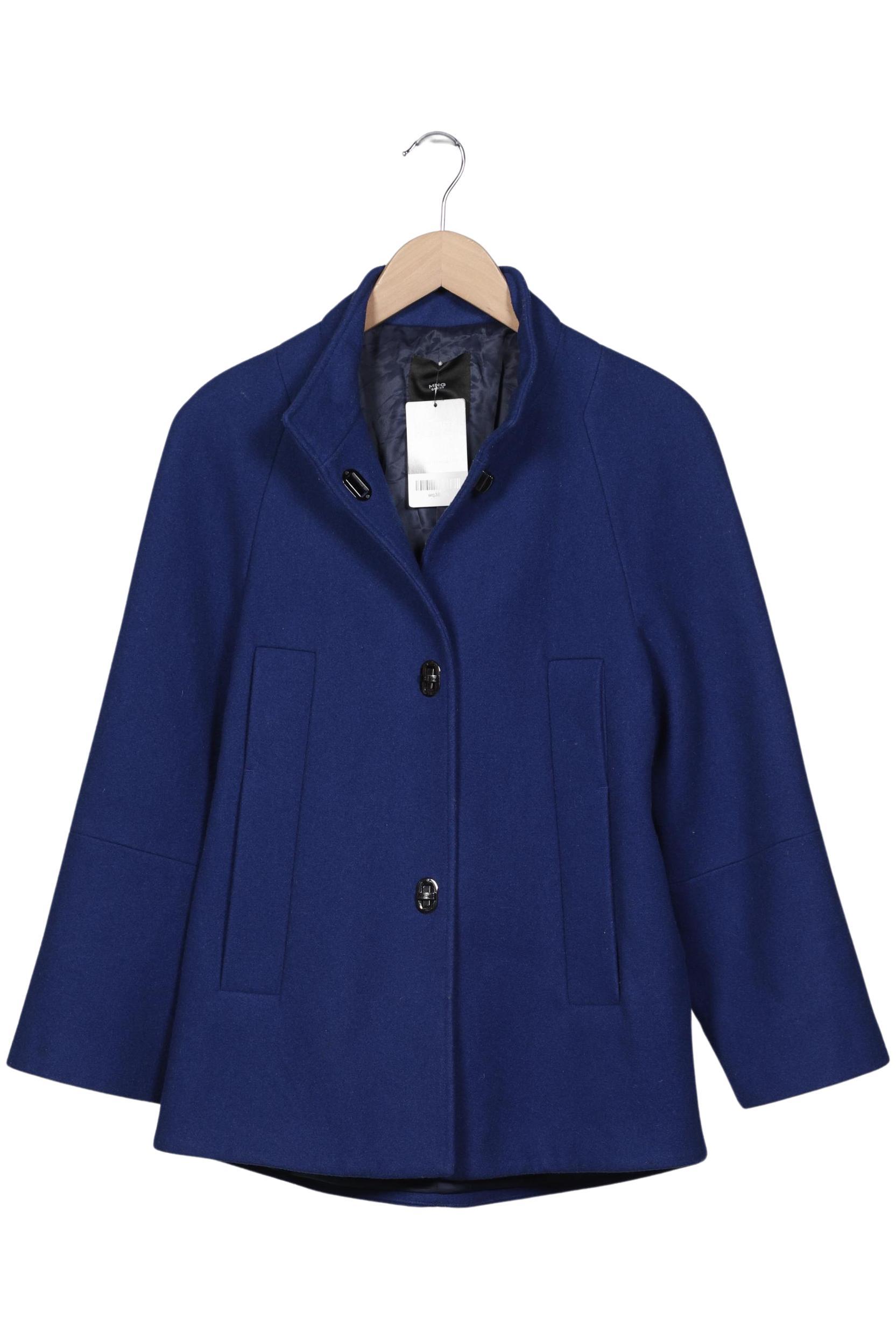 

Mango Damen Mantel, blau, Gr. 36