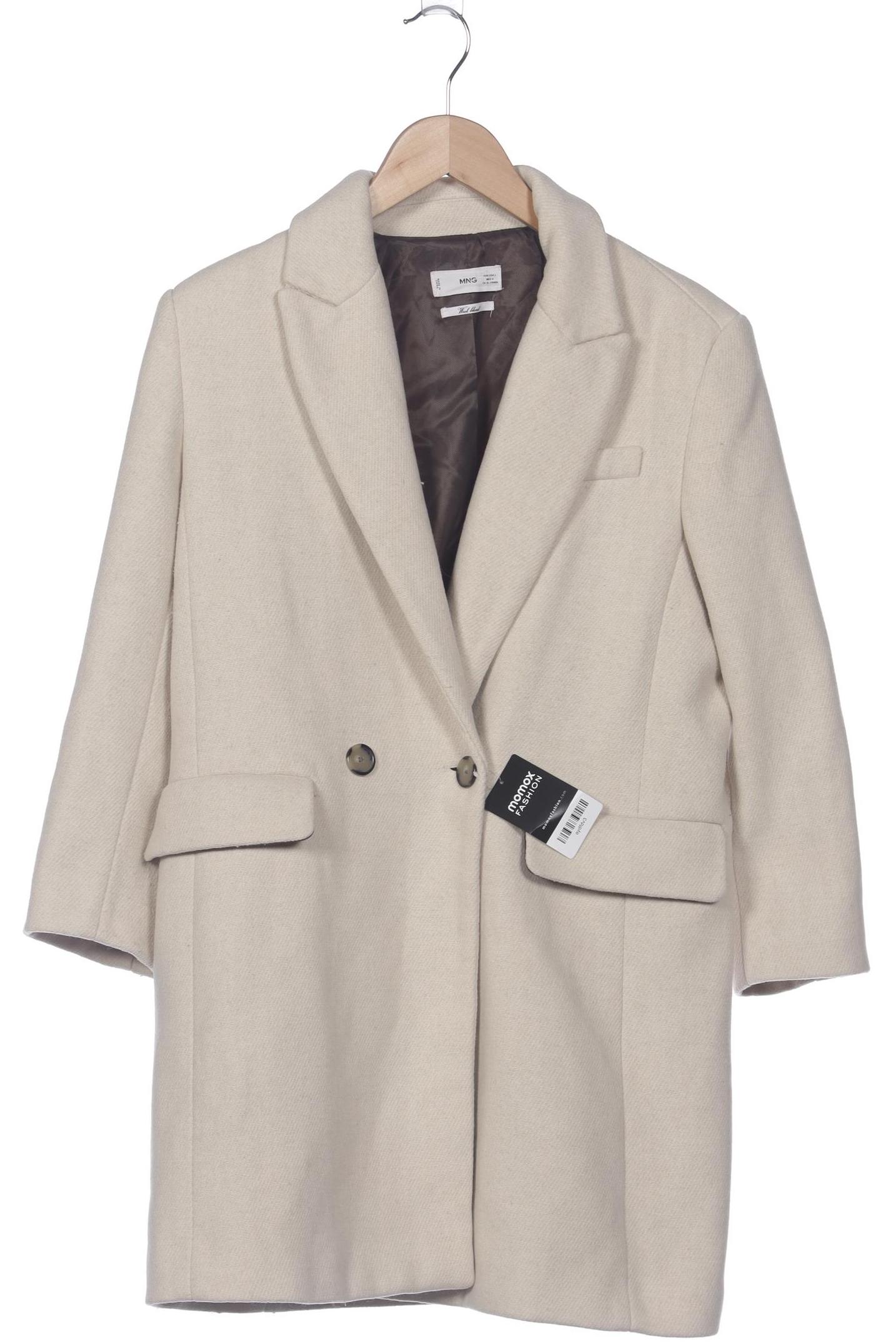 

Mango Damen Mantel, cremeweiß, Gr. 42