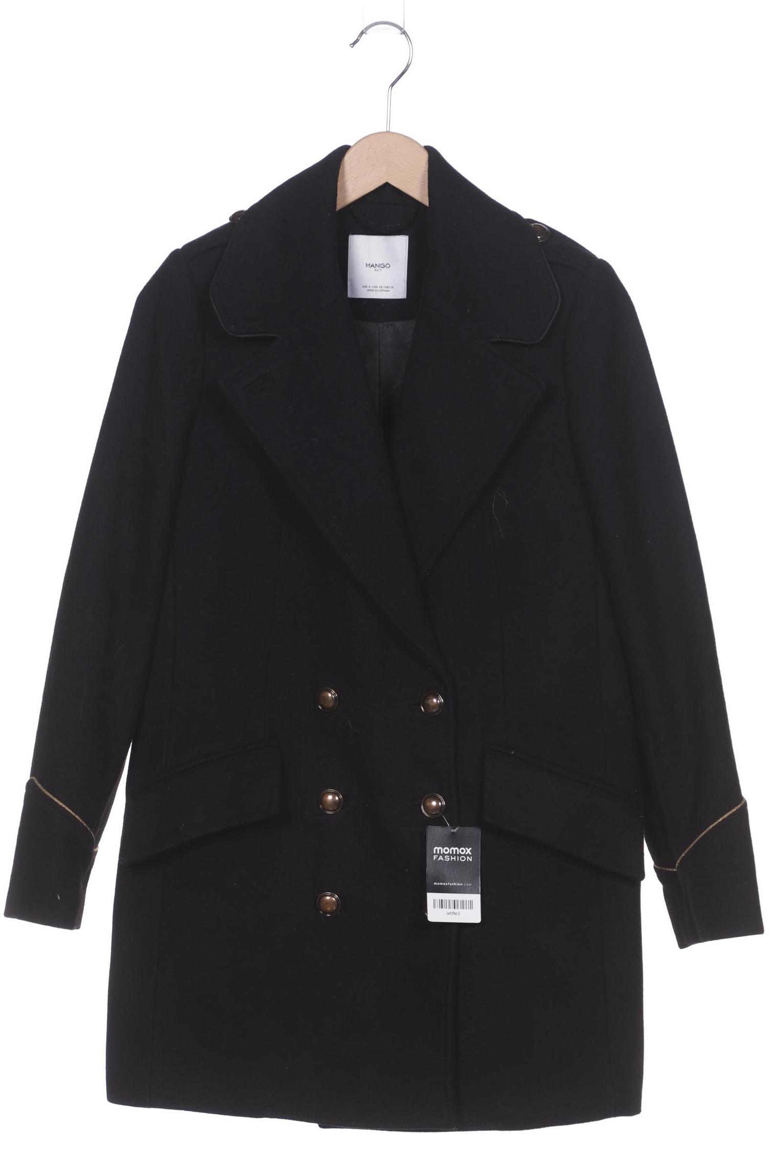 

Mango Damen Mantel, schwarz, Gr. 36
