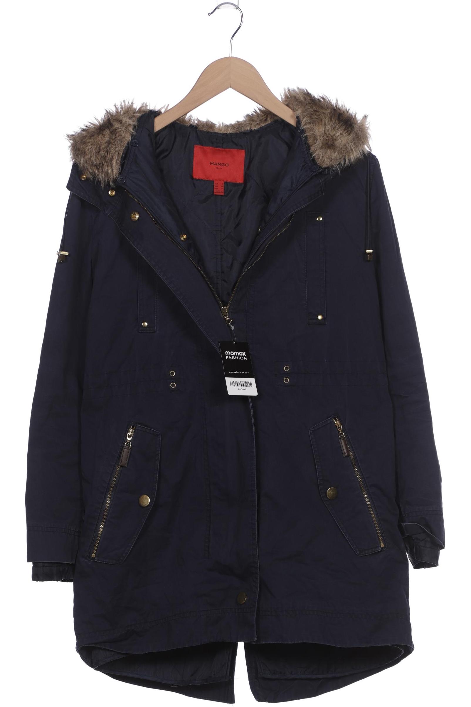 

Mango Damen Mantel, marineblau, Gr. 36