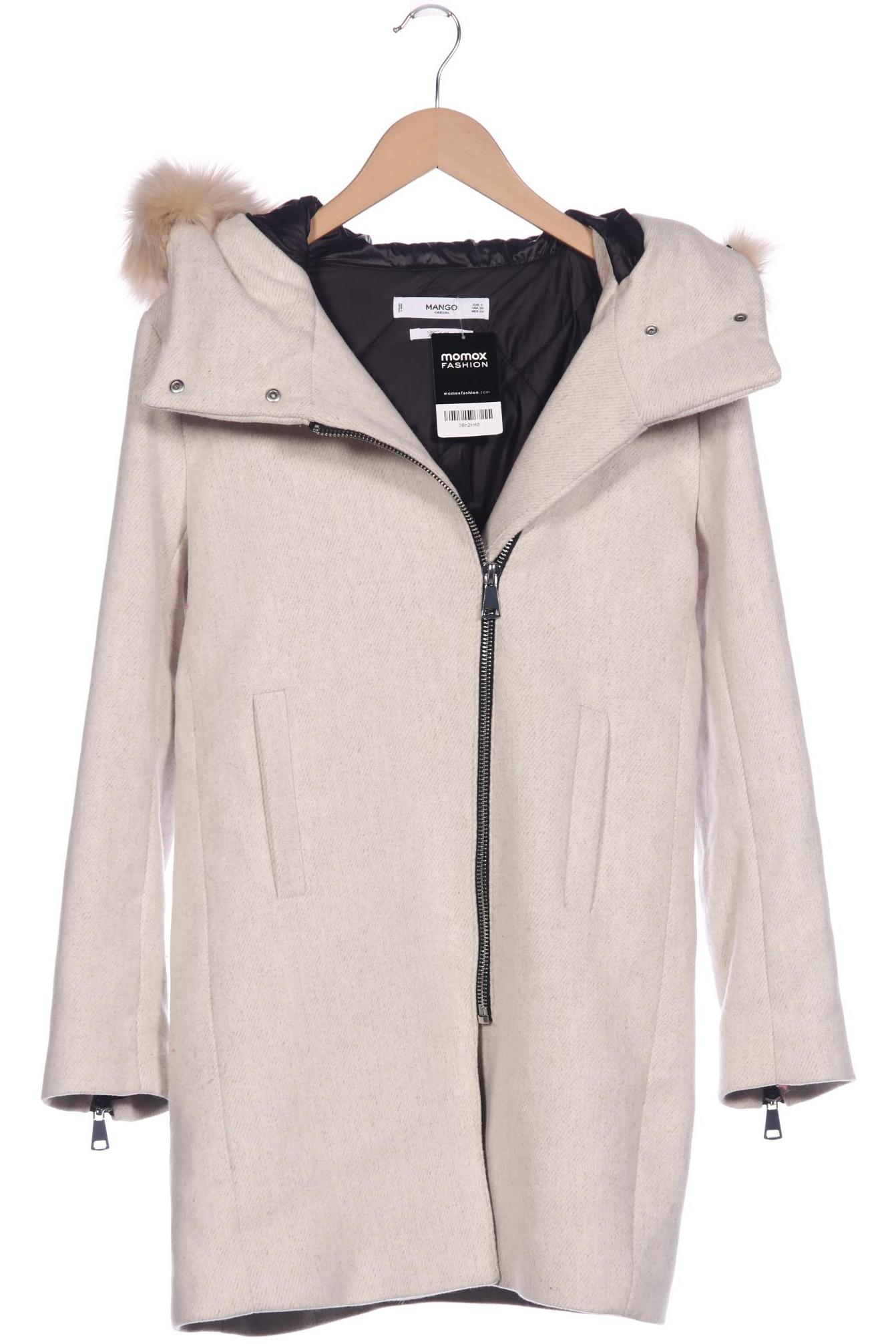 

Mango Damen Mantel, beige, Gr. 36