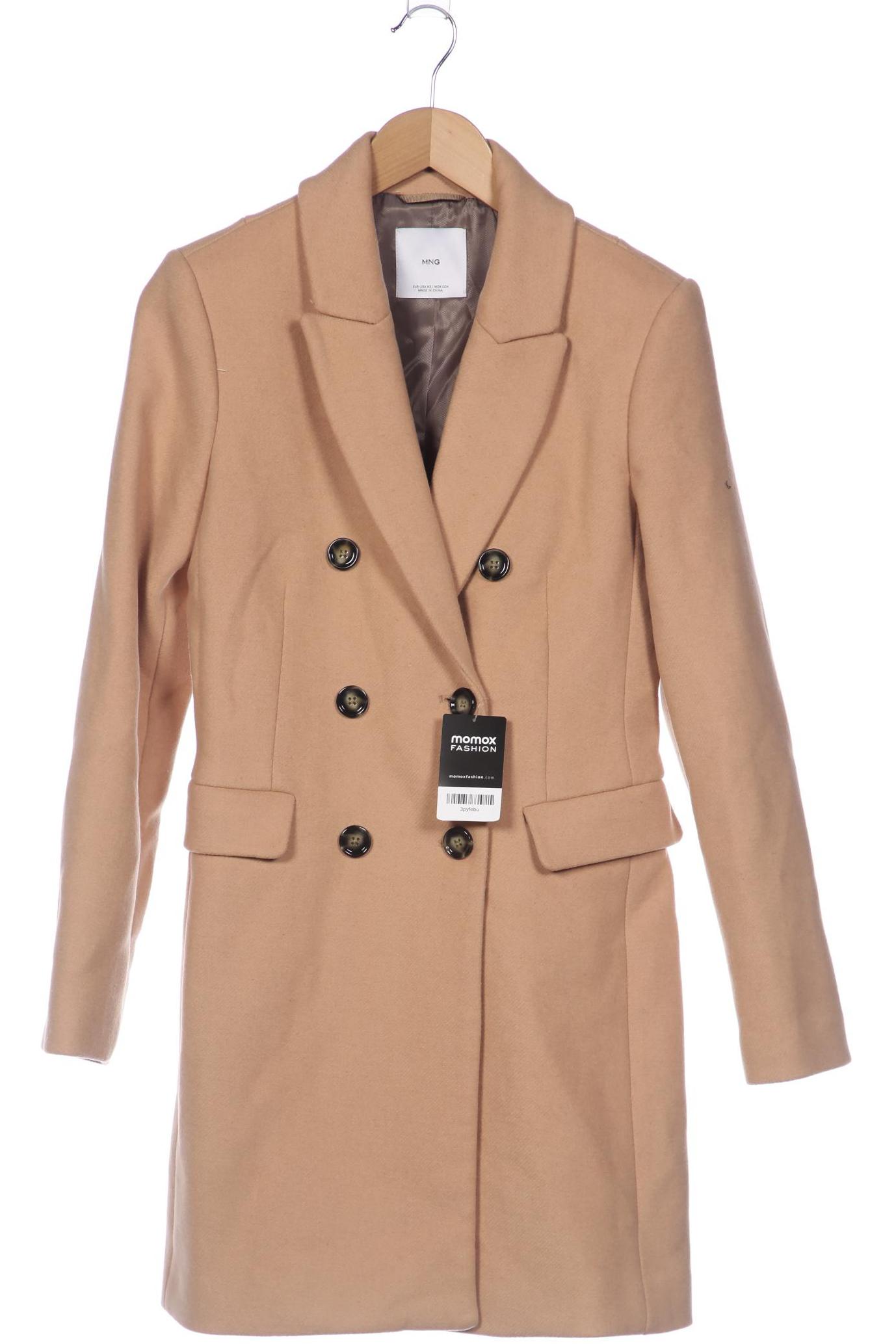 

Mango Damen Mantel, beige, Gr. 34
