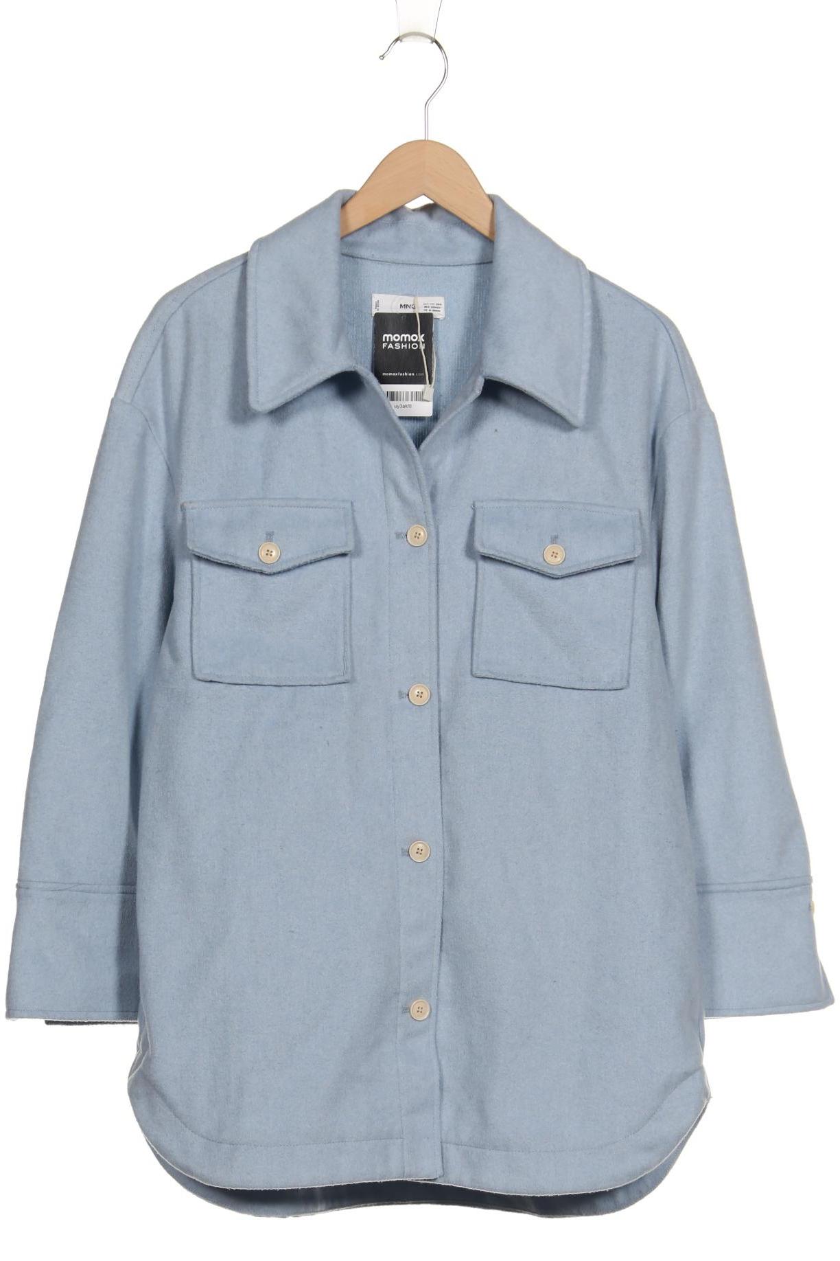 

Mango Damen Mantel, hellblau, Gr. 34