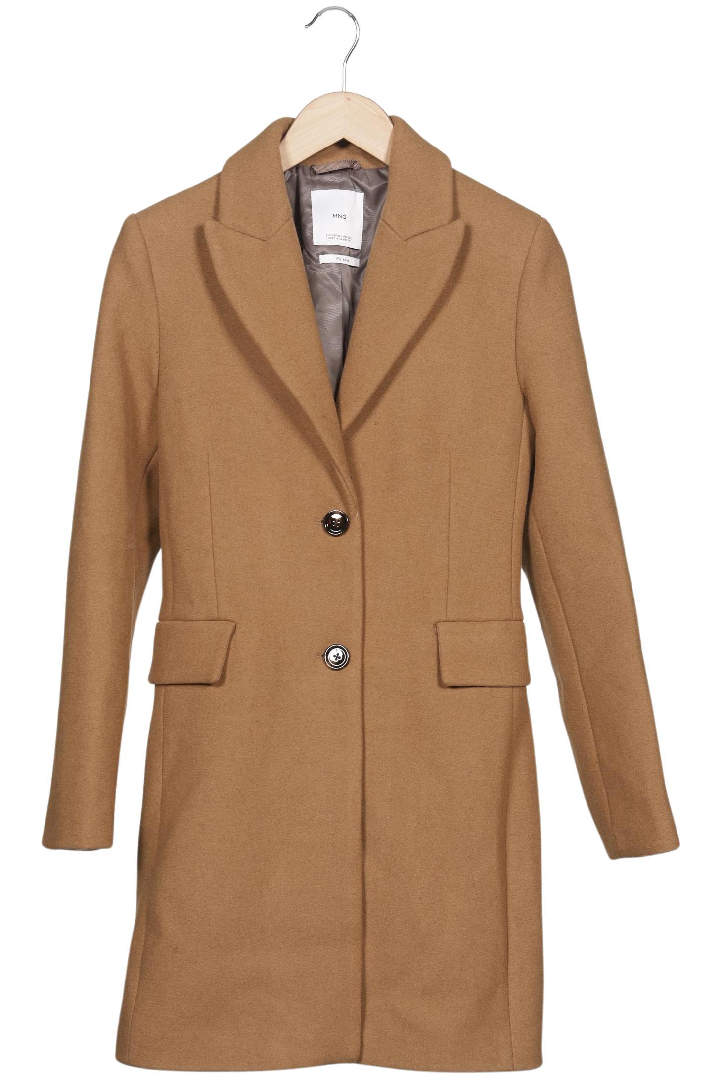 

Mango Damen Mantel, braun, Gr. 34