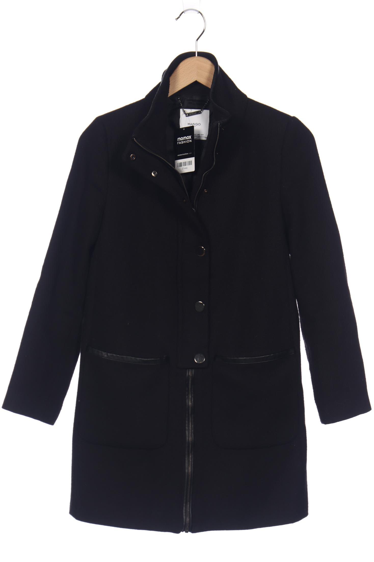 

Mango Damen Mantel, schwarz, Gr. 34