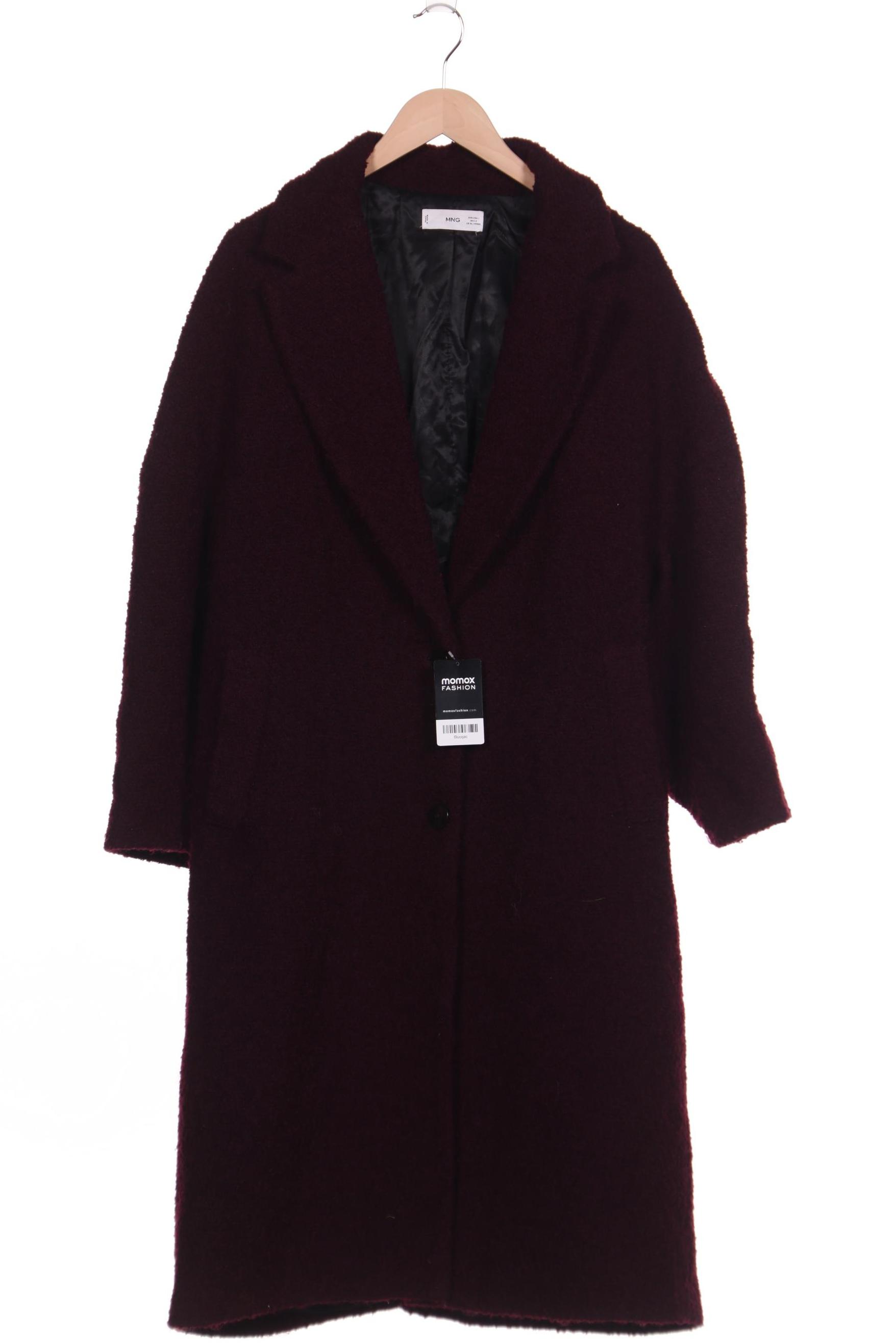 

Mango Damen Mantel, bordeaux, Gr. 42