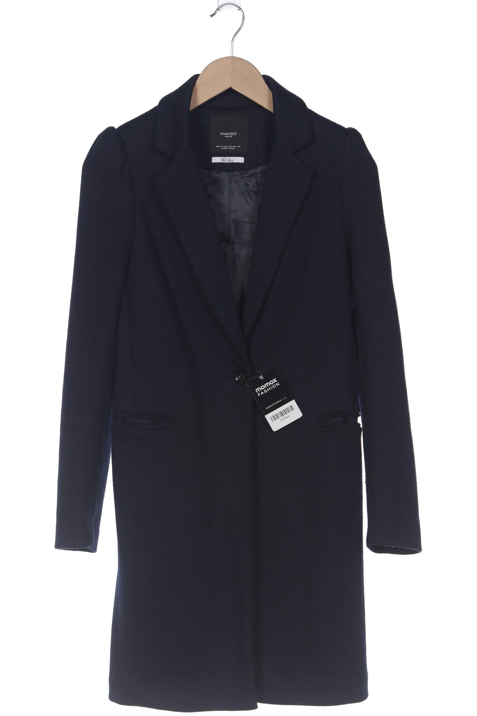 

Mango Damen Mantel, marineblau, Gr. 34