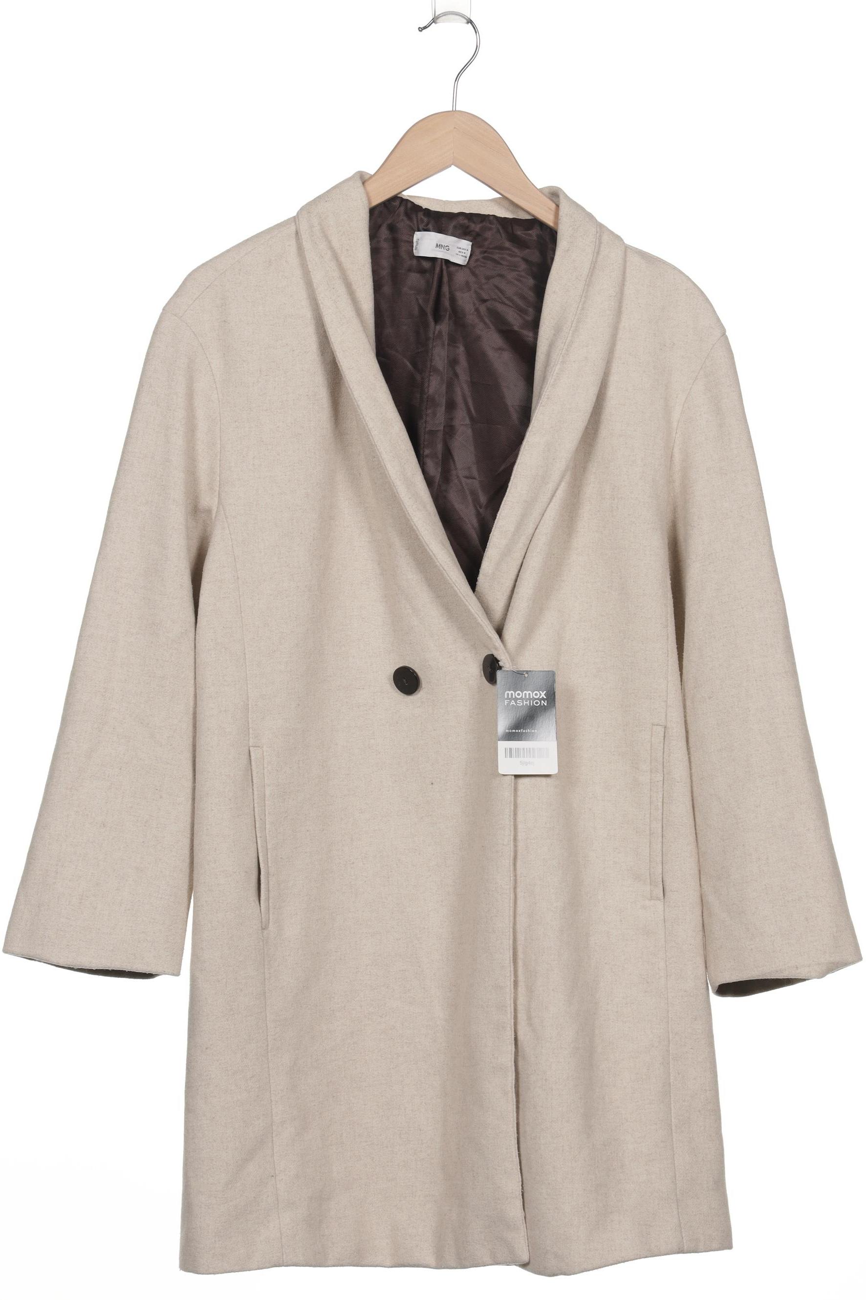 

Mango Damen Mantel, cremeweiß, Gr. 38