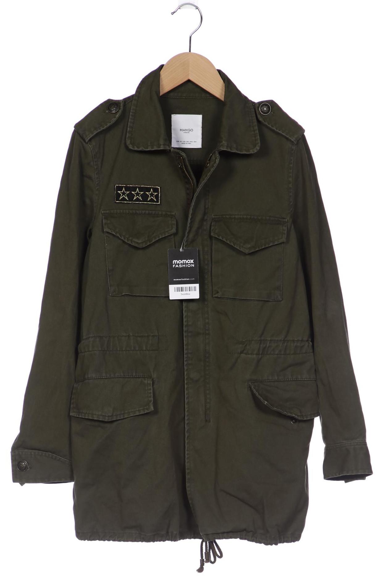 

Mango Damen Mantel, grün, Gr. 34