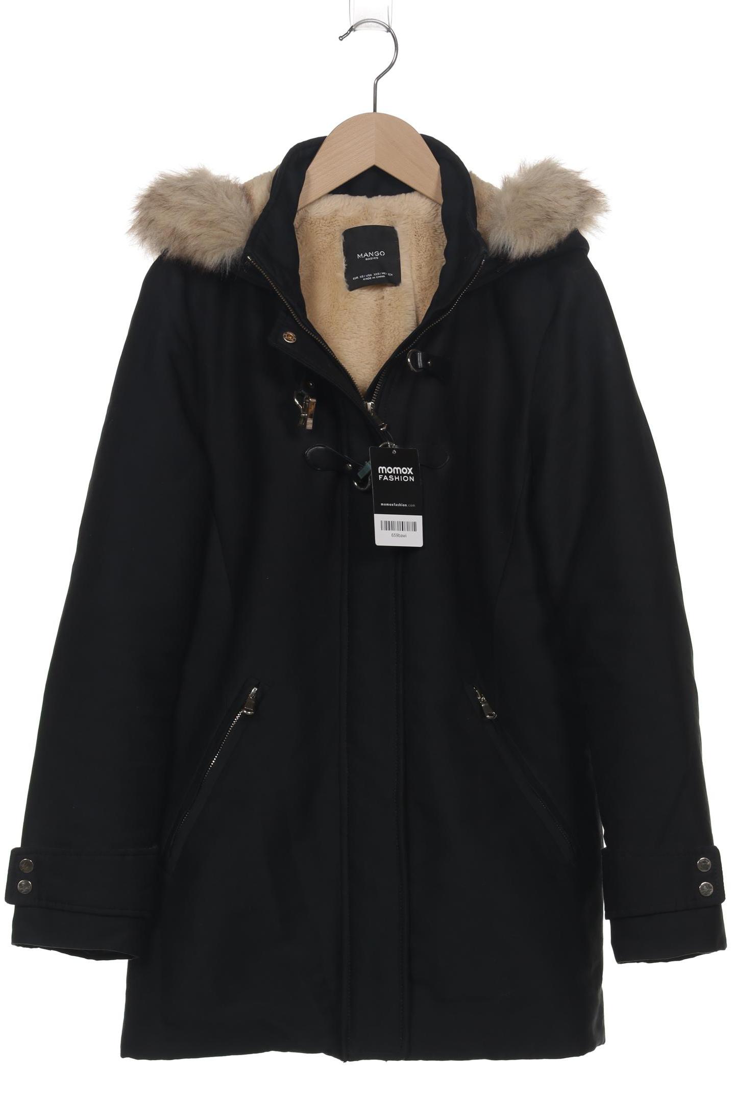 

Mango Damen Mantel, schwarz, Gr. 34