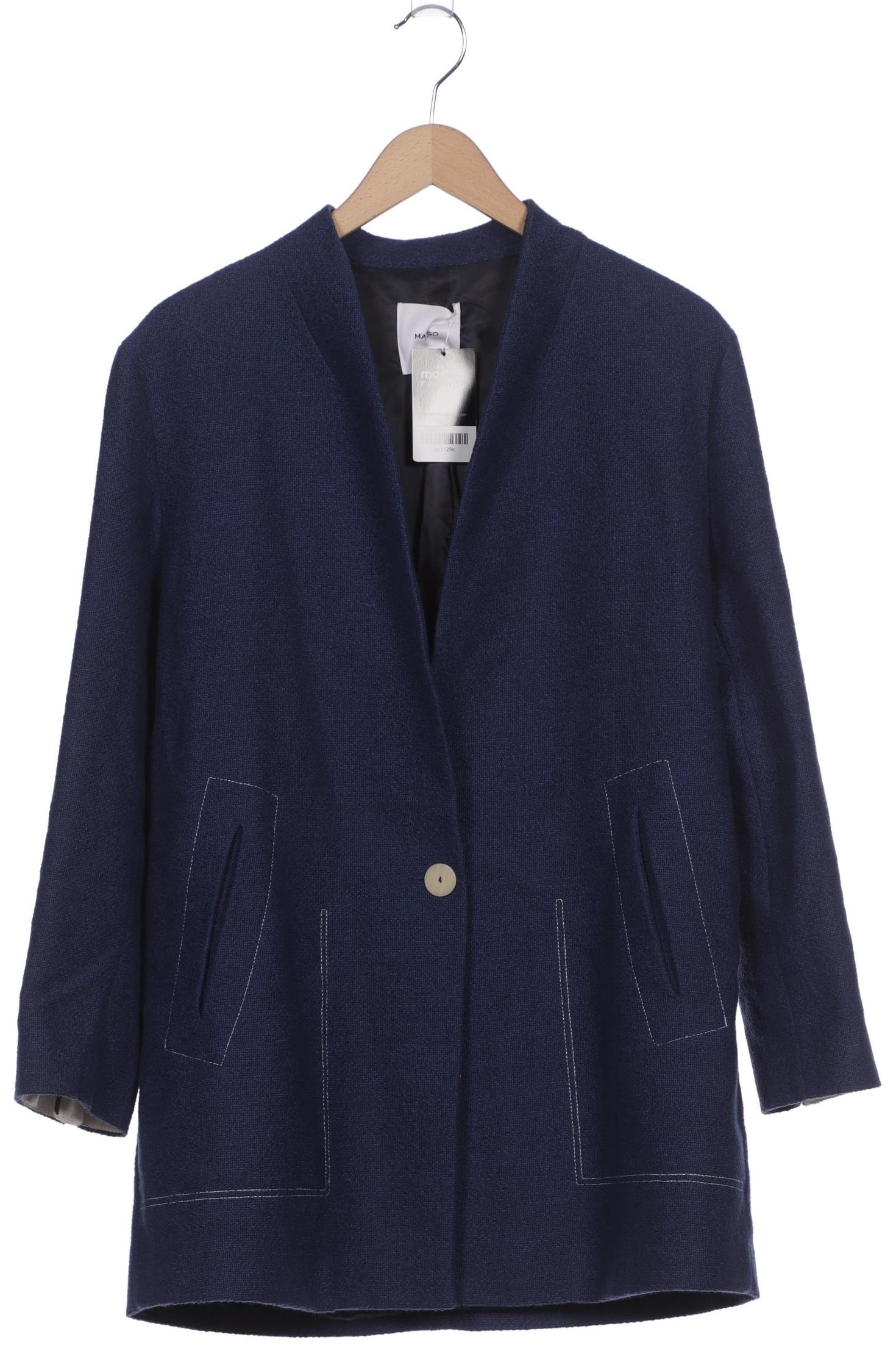 

Mango Damen Mantel, blau, Gr. 42