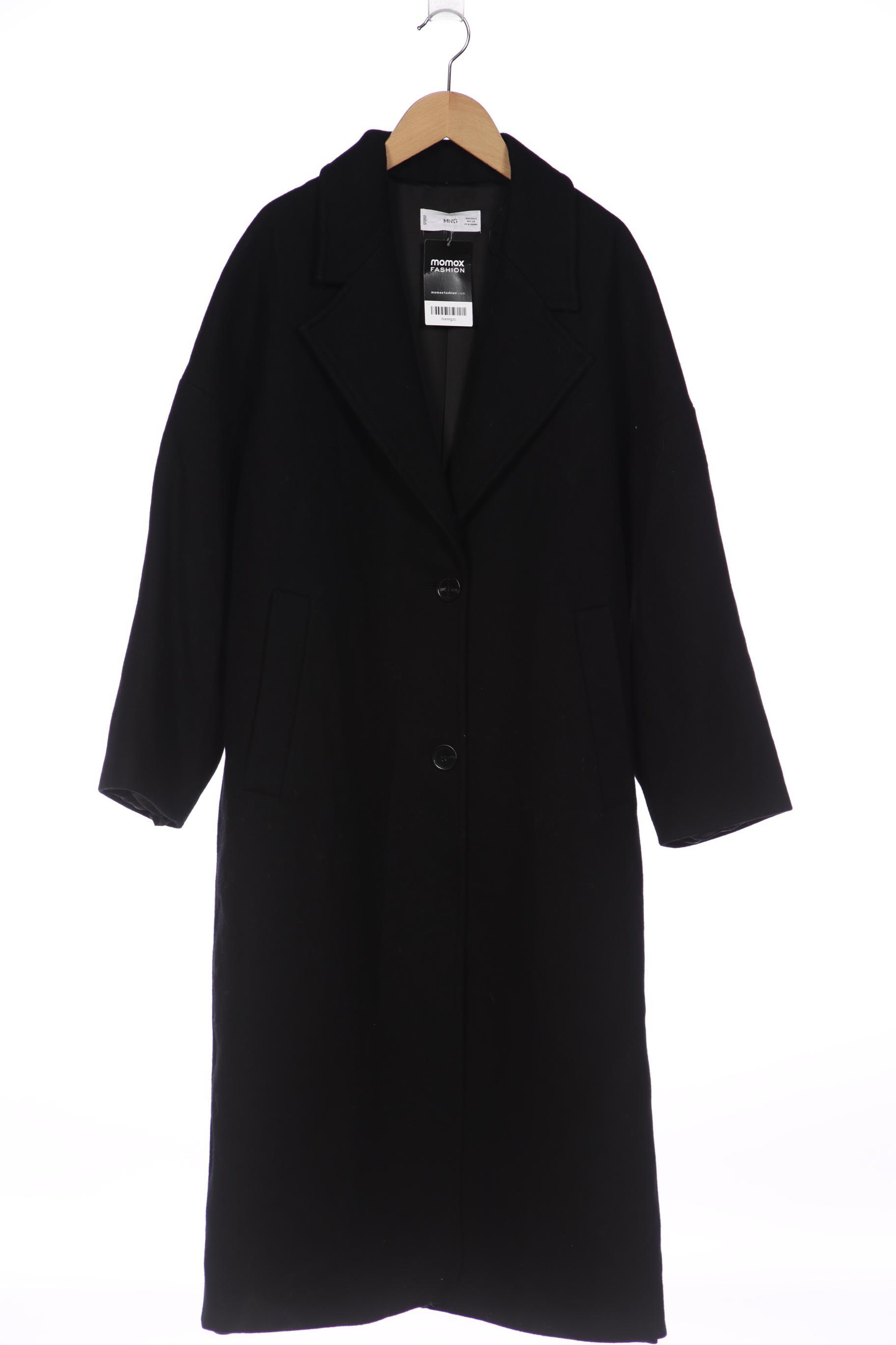 

MANGO Damen Mantel, schwarz