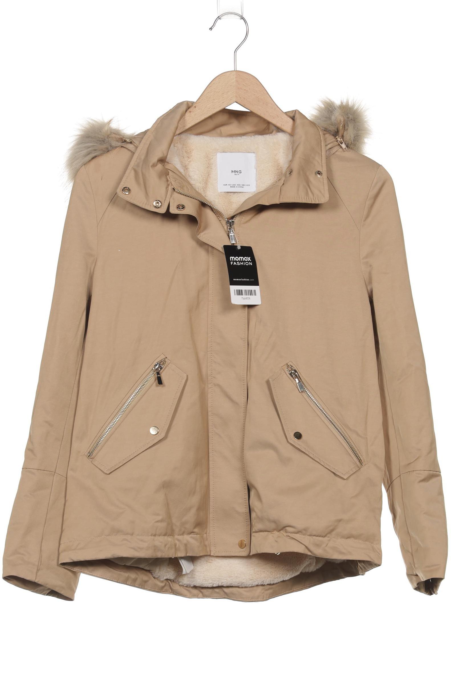 

Mango Damen Mantel, beige, Gr. 34