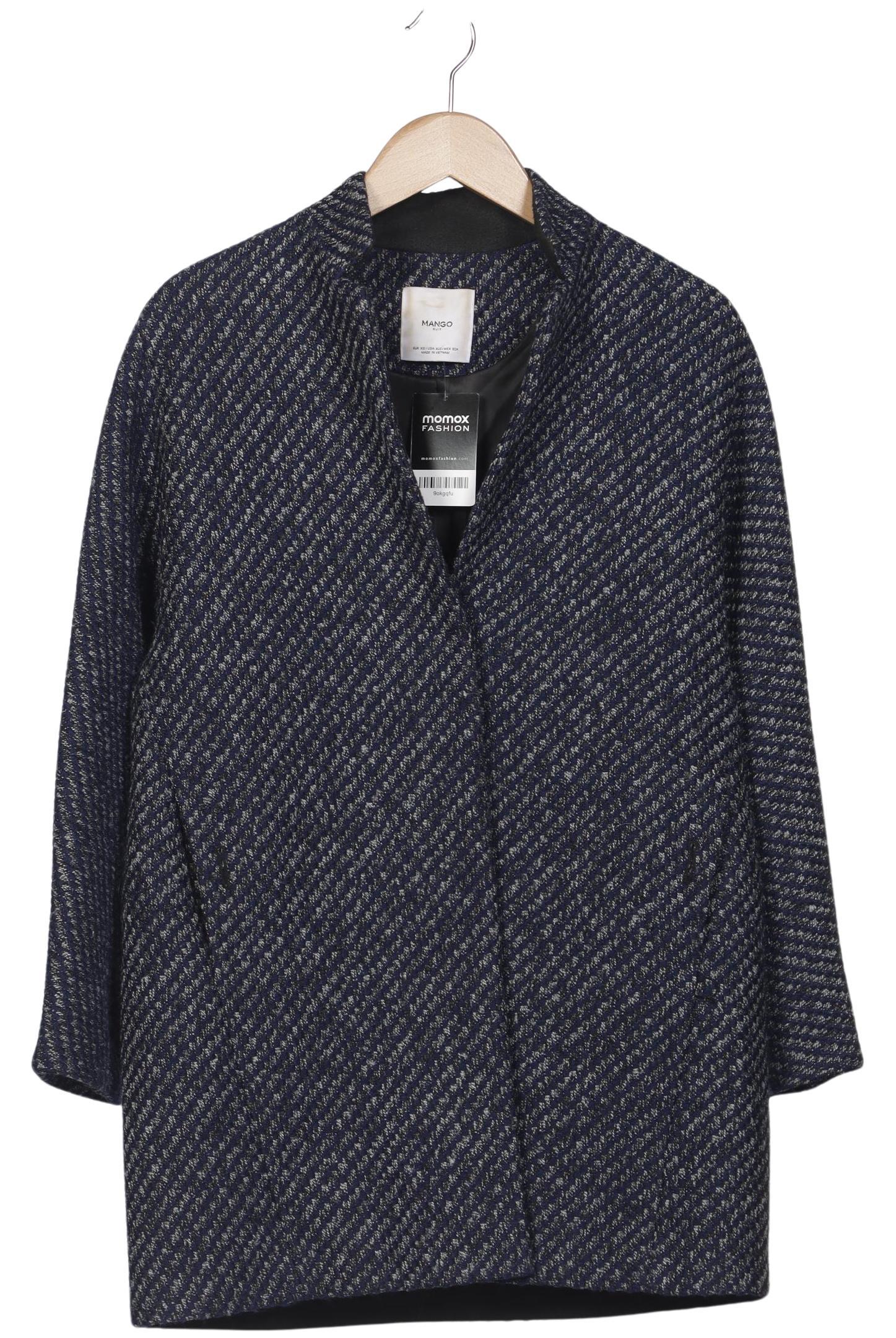 

Mango Damen Mantel, marineblau, Gr. 34