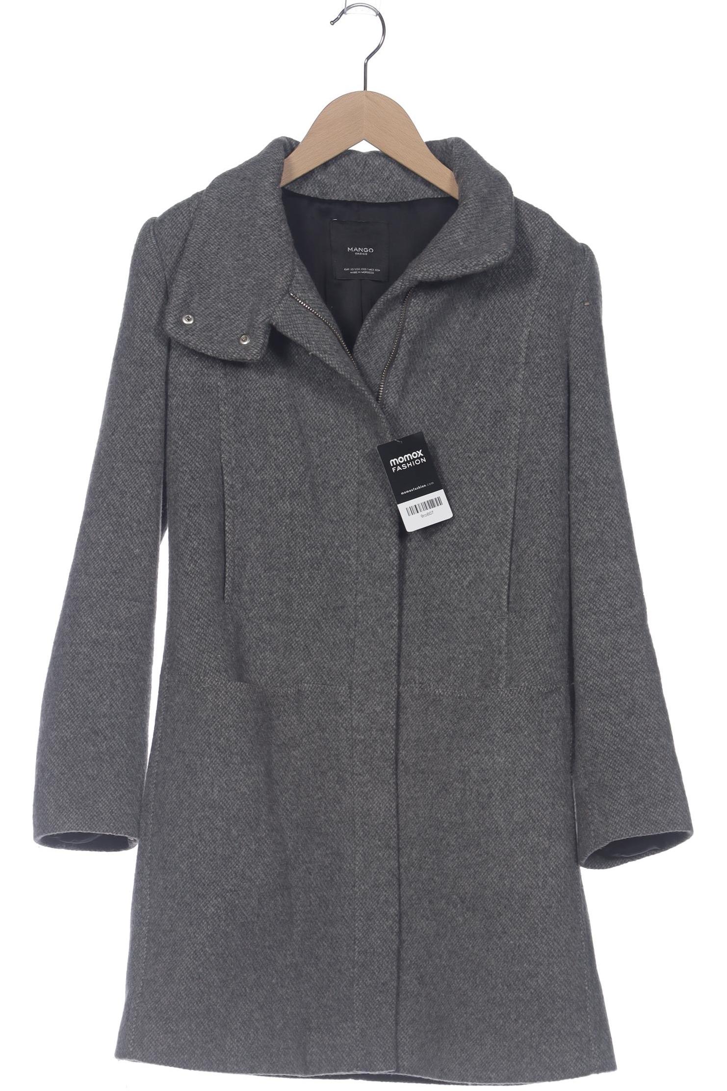 

Mango Damen Mantel, grau, Gr. 34