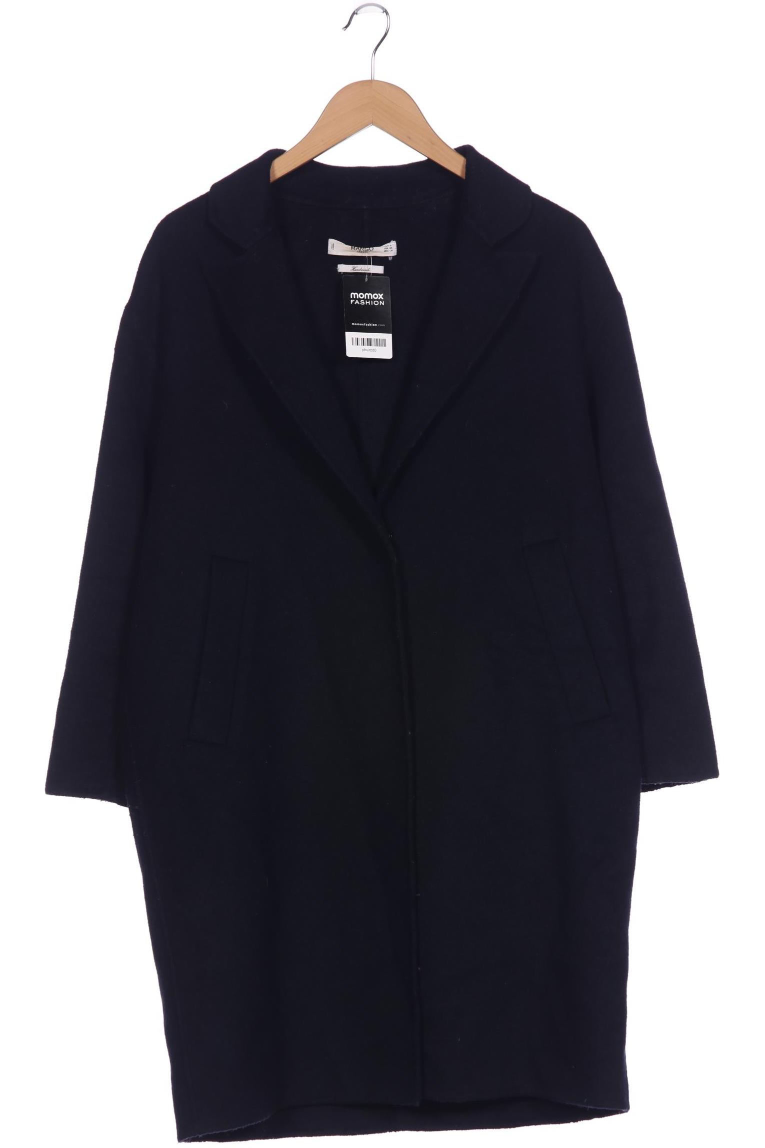 

Mango Damen Mantel, marineblau, Gr. 36