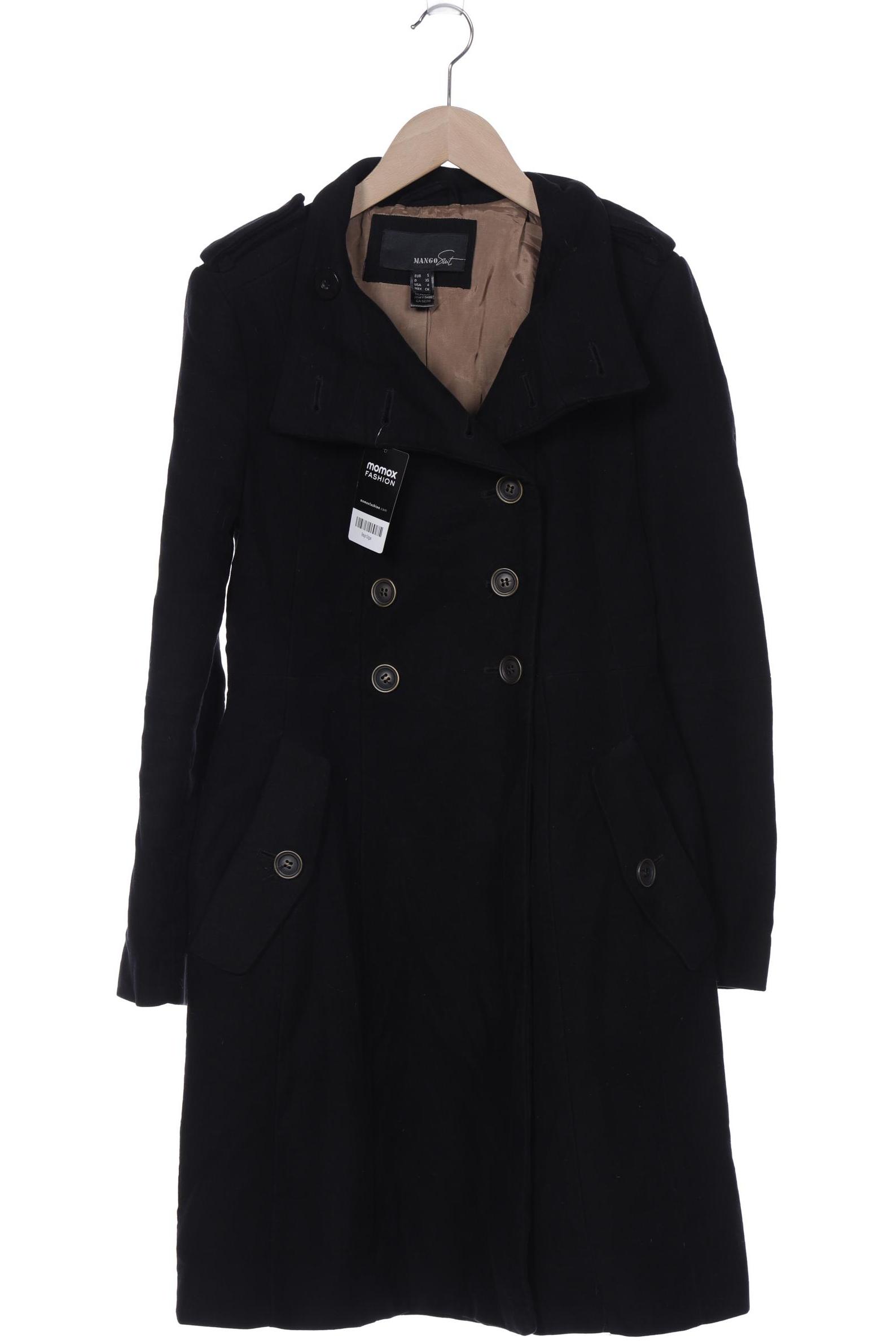

Mango Damen Mantel, schwarz, Gr. 36