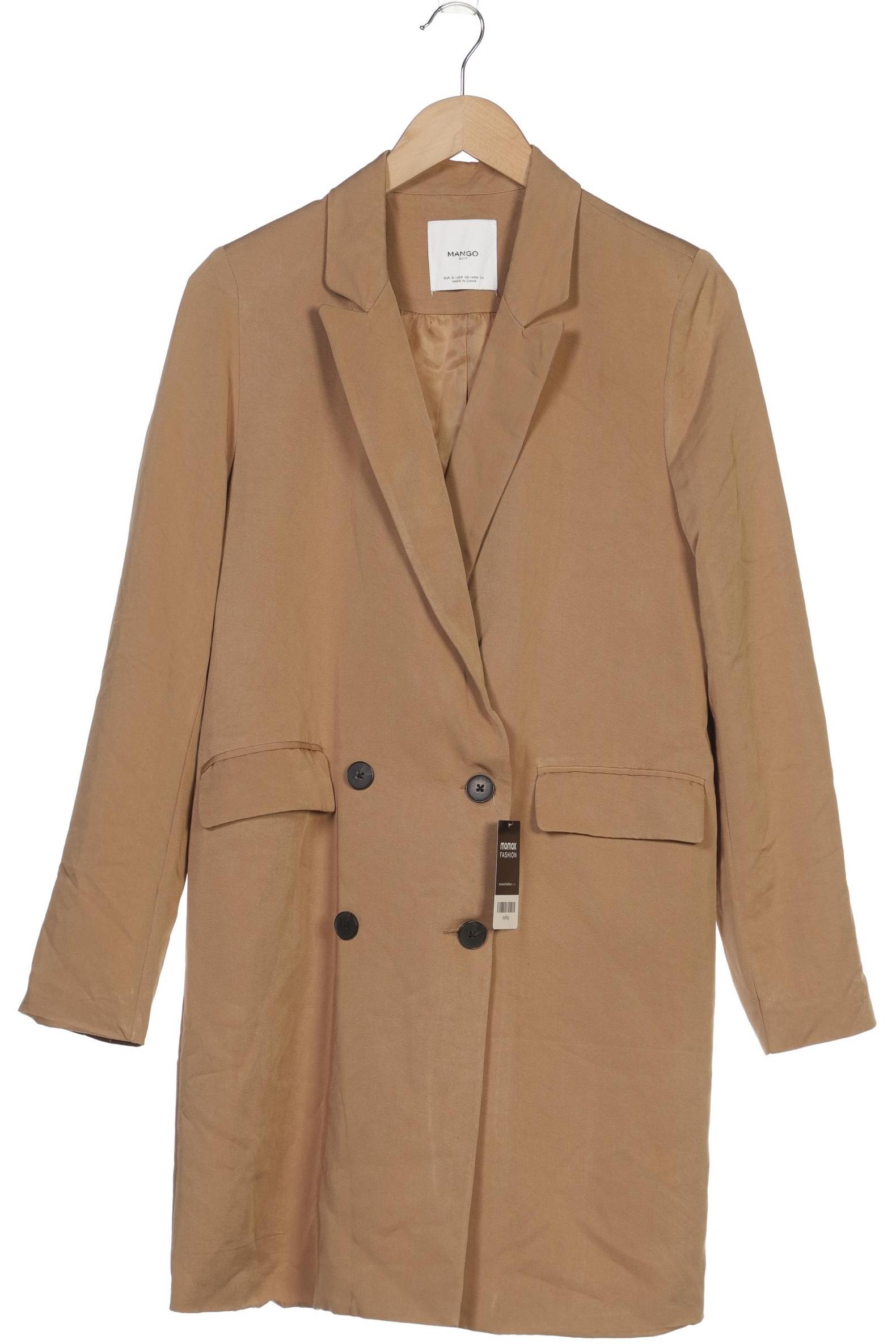 

Mango Damen Mantel, beige, Gr. 36