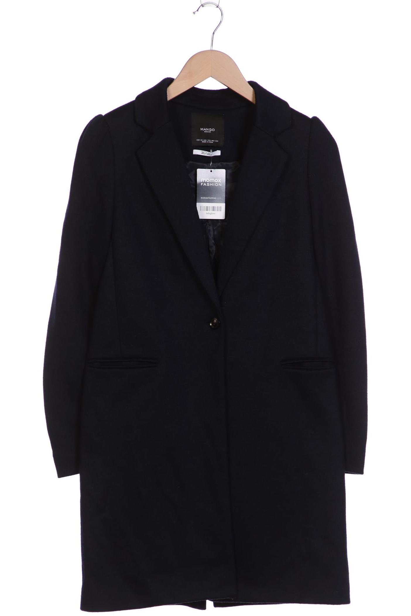 

Mango Damen Mantel, marineblau, Gr. 34