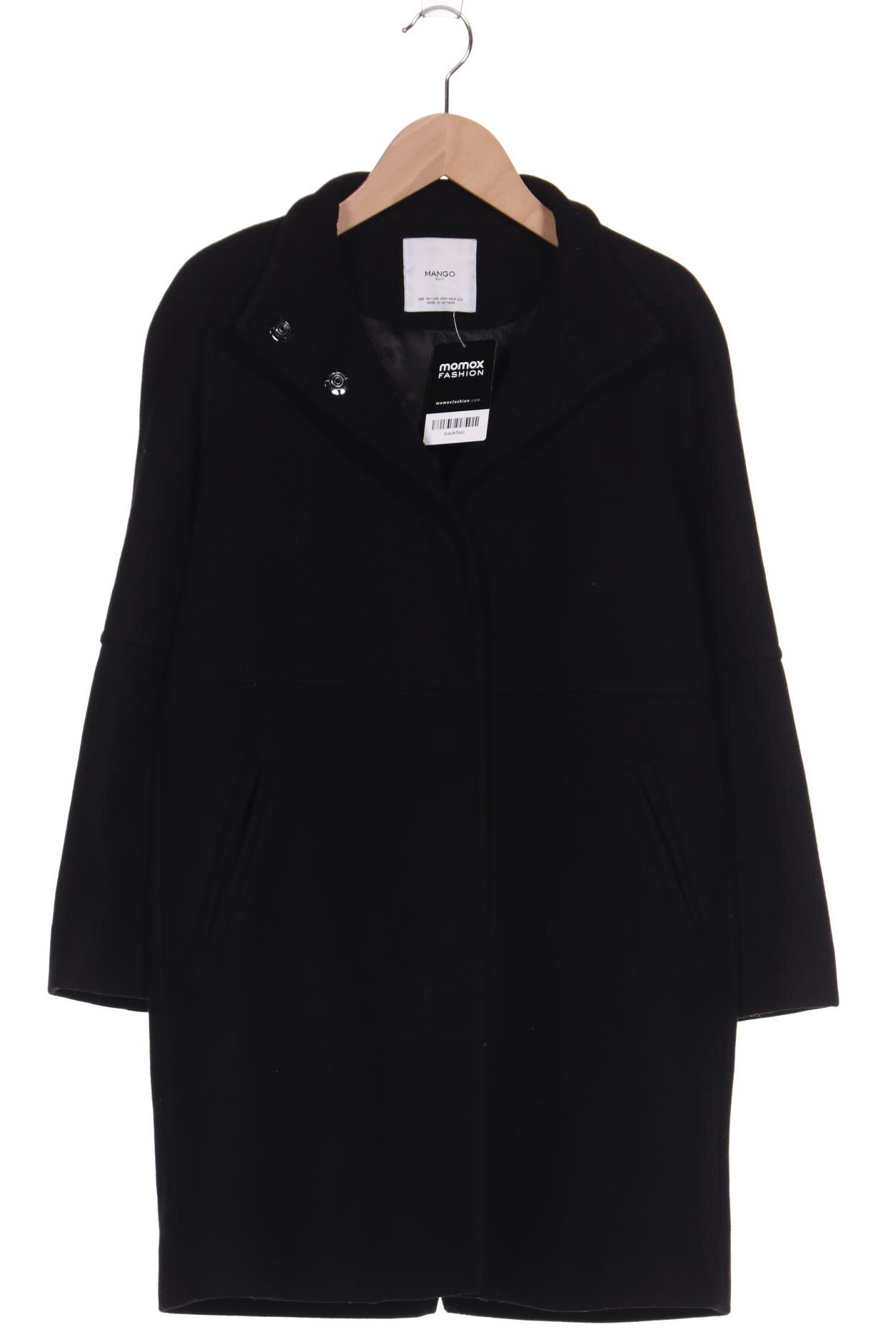 

MANGO Damen Mantel, schwarz