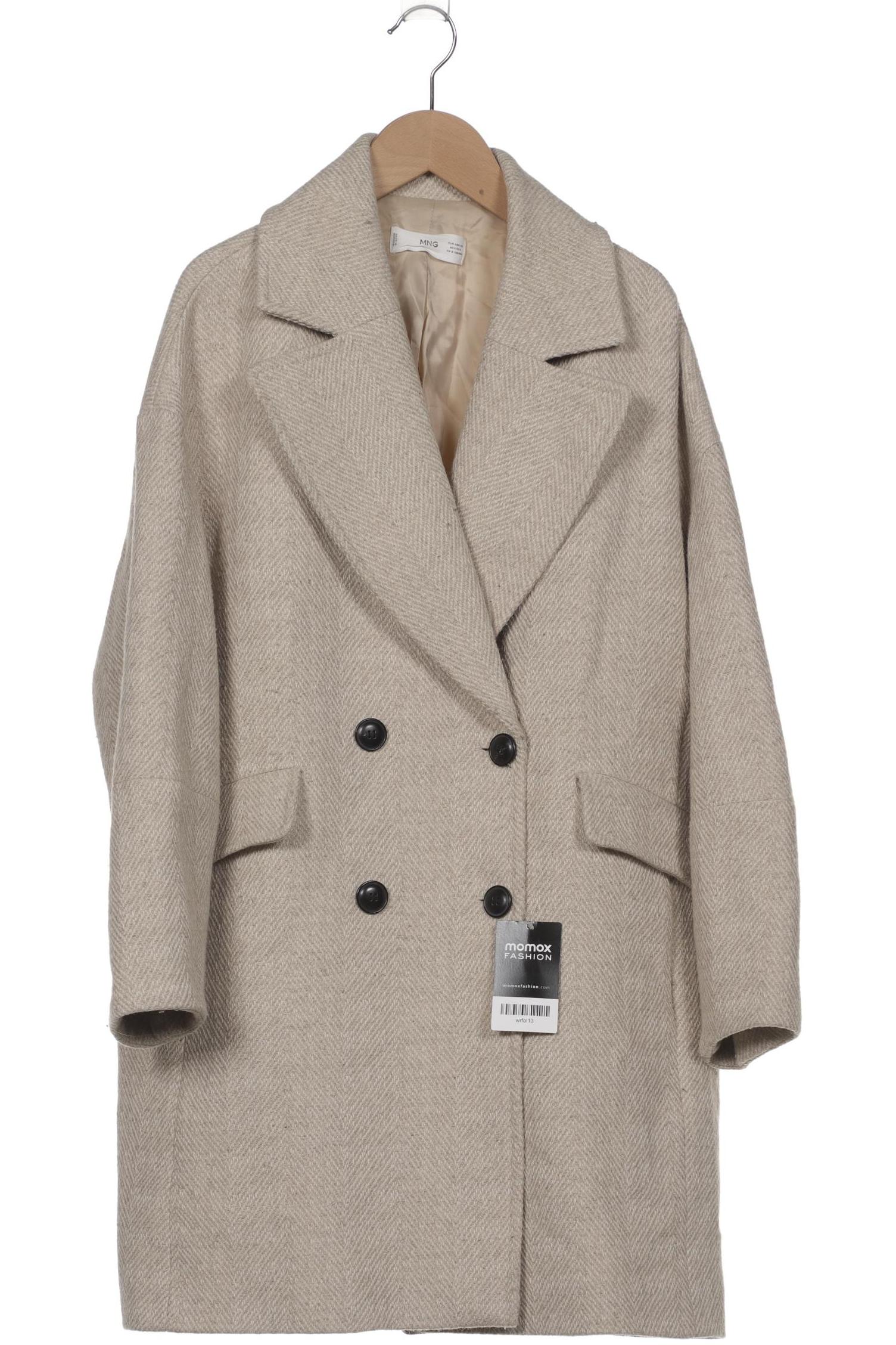 

Mango Damen Mantel, beige, Gr. 34