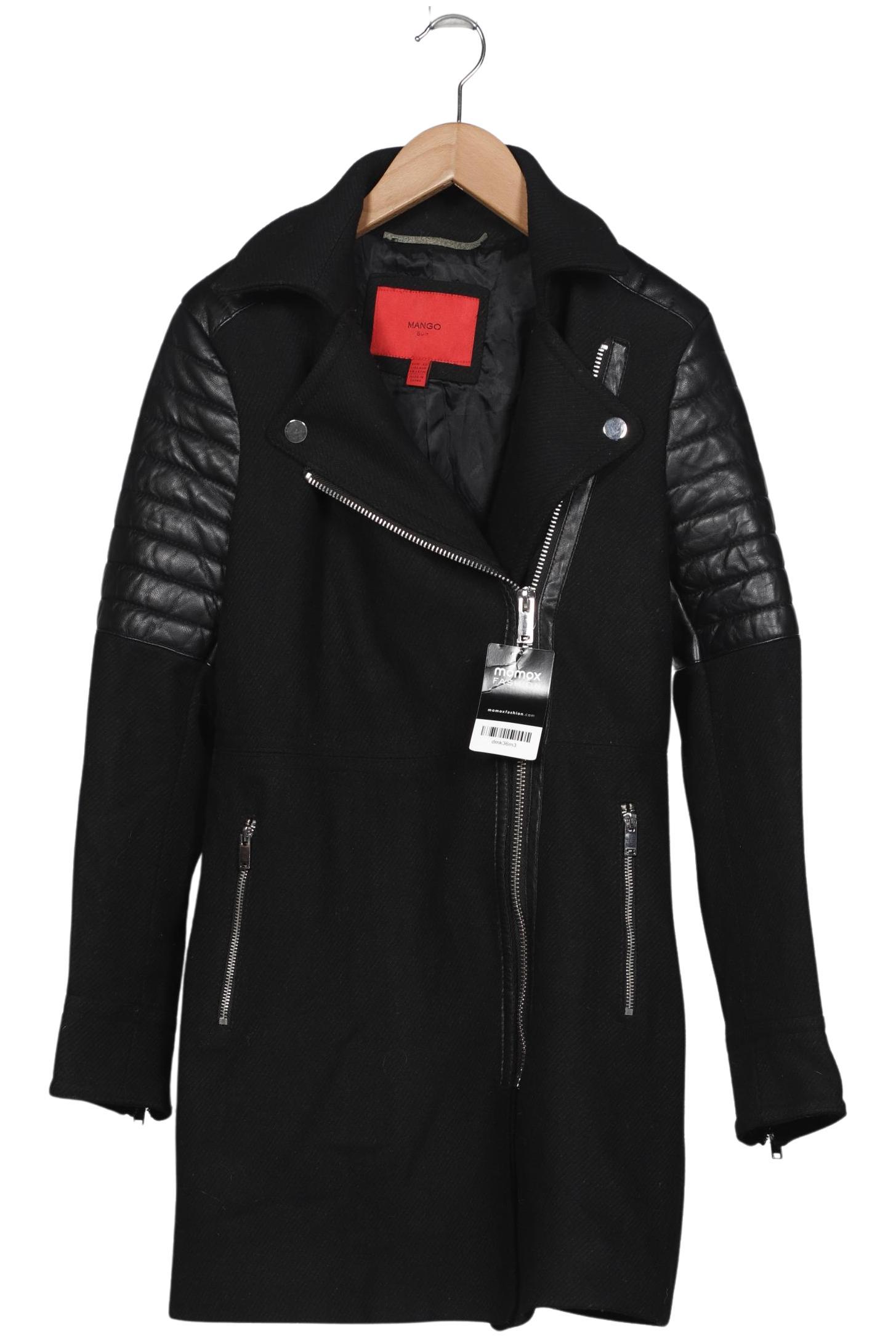 

Mango Damen Mantel, schwarz, Gr. 34