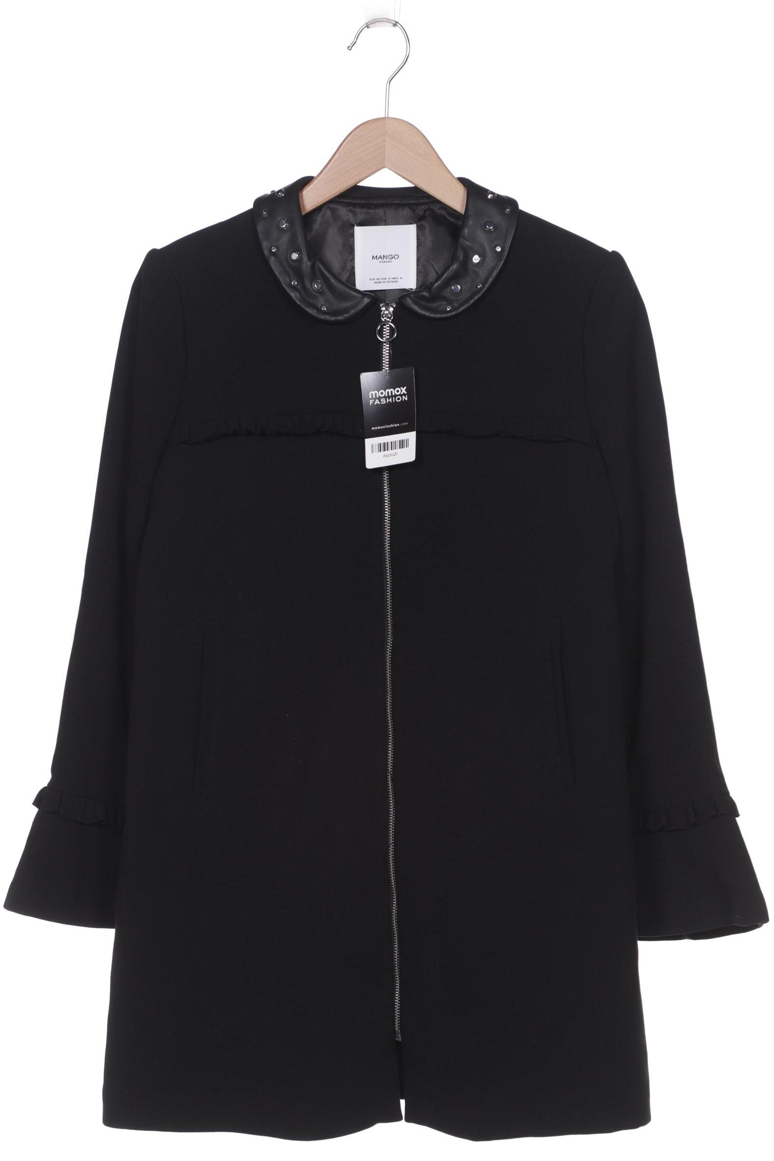 

MANGO Damen Mantel, schwarz