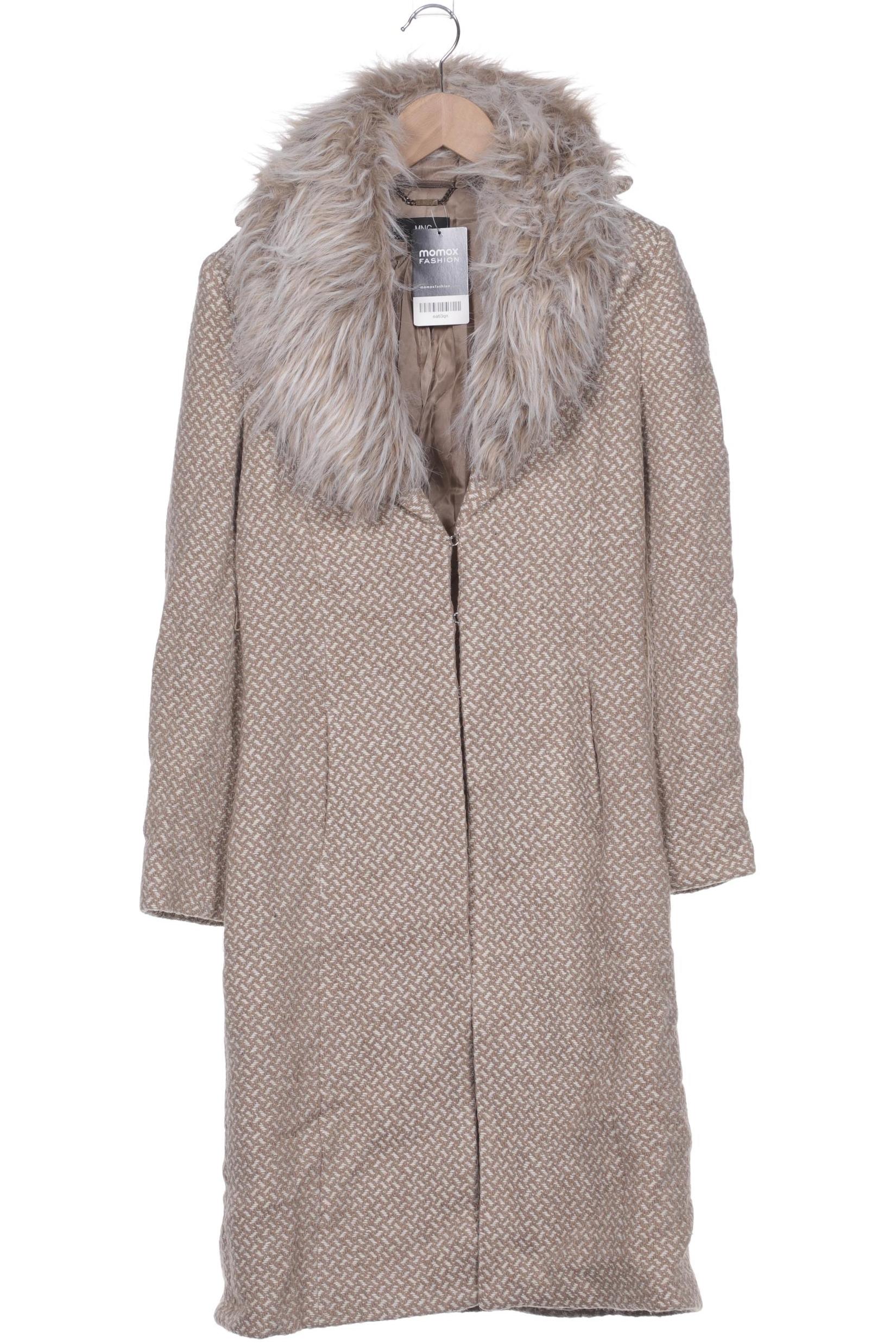 

Mango Damen Mantel, beige, Gr. 34