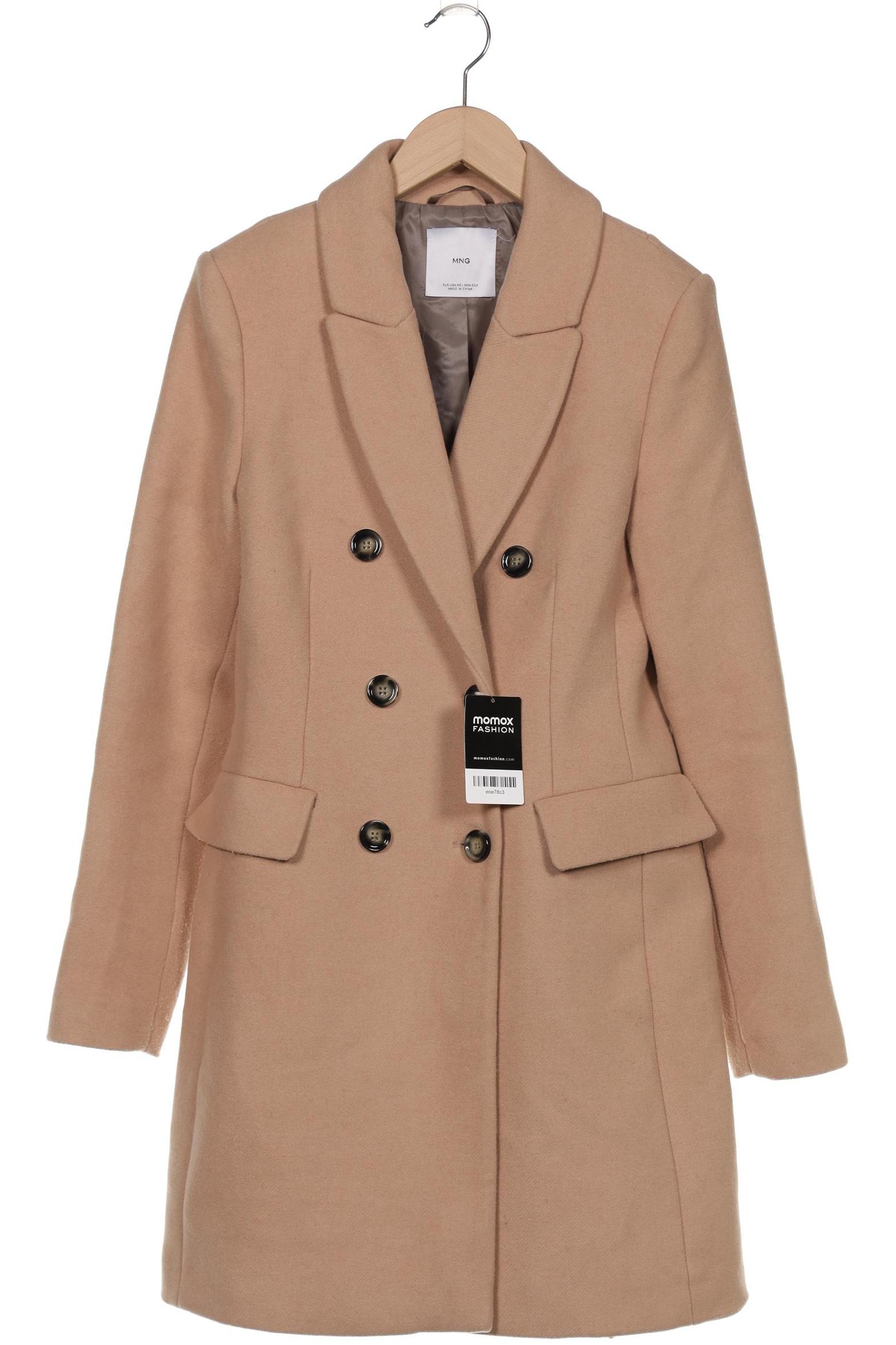 

Mango Damen Mantel, beige, Gr. 34